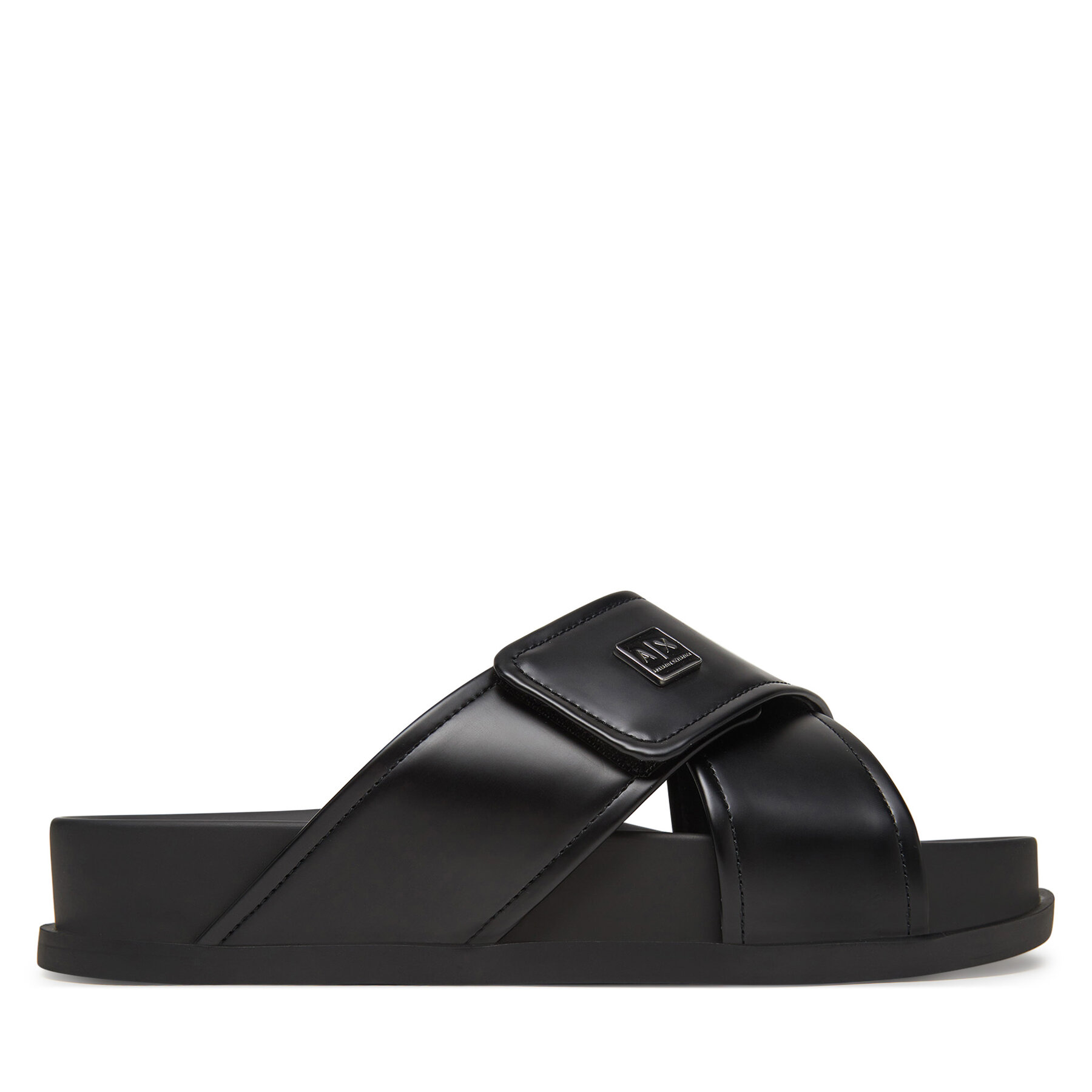 Šľapky Armani Exchange XDP063 XV927 00002 Čierna