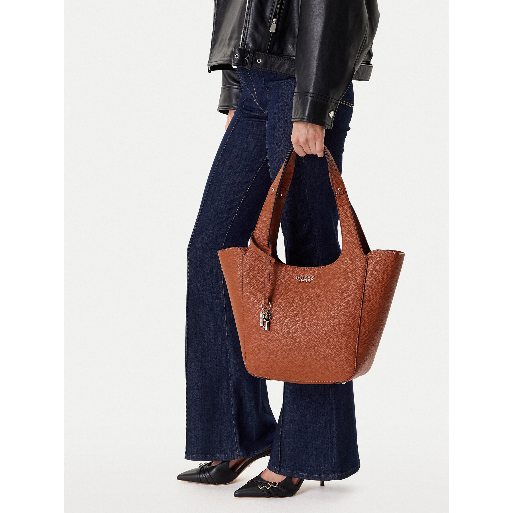 Geantă Guess Calista HWBG73 34220 Maro