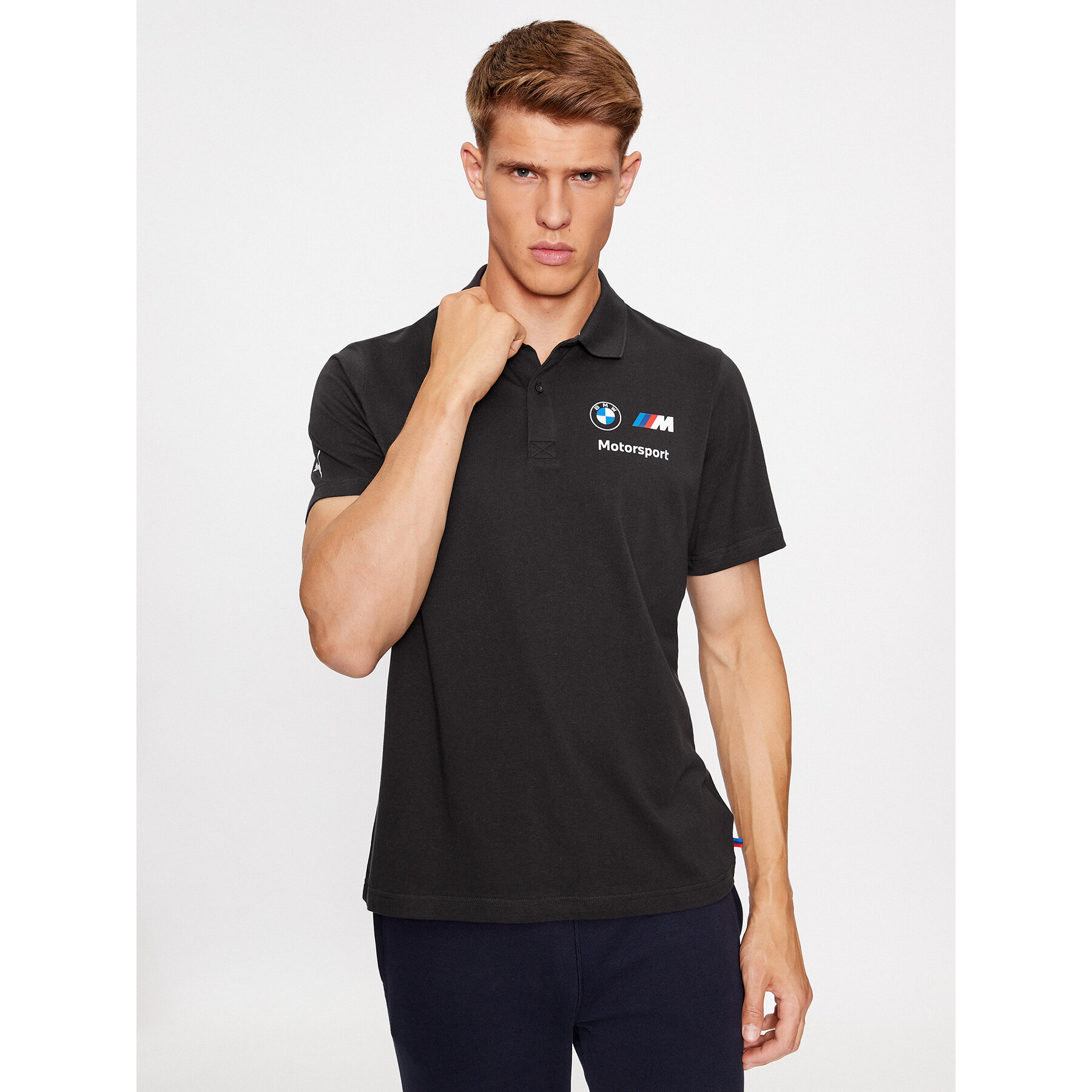 Puma Puma Polo Bmw Mms Ess 621312 Μαύρο Regular Fit