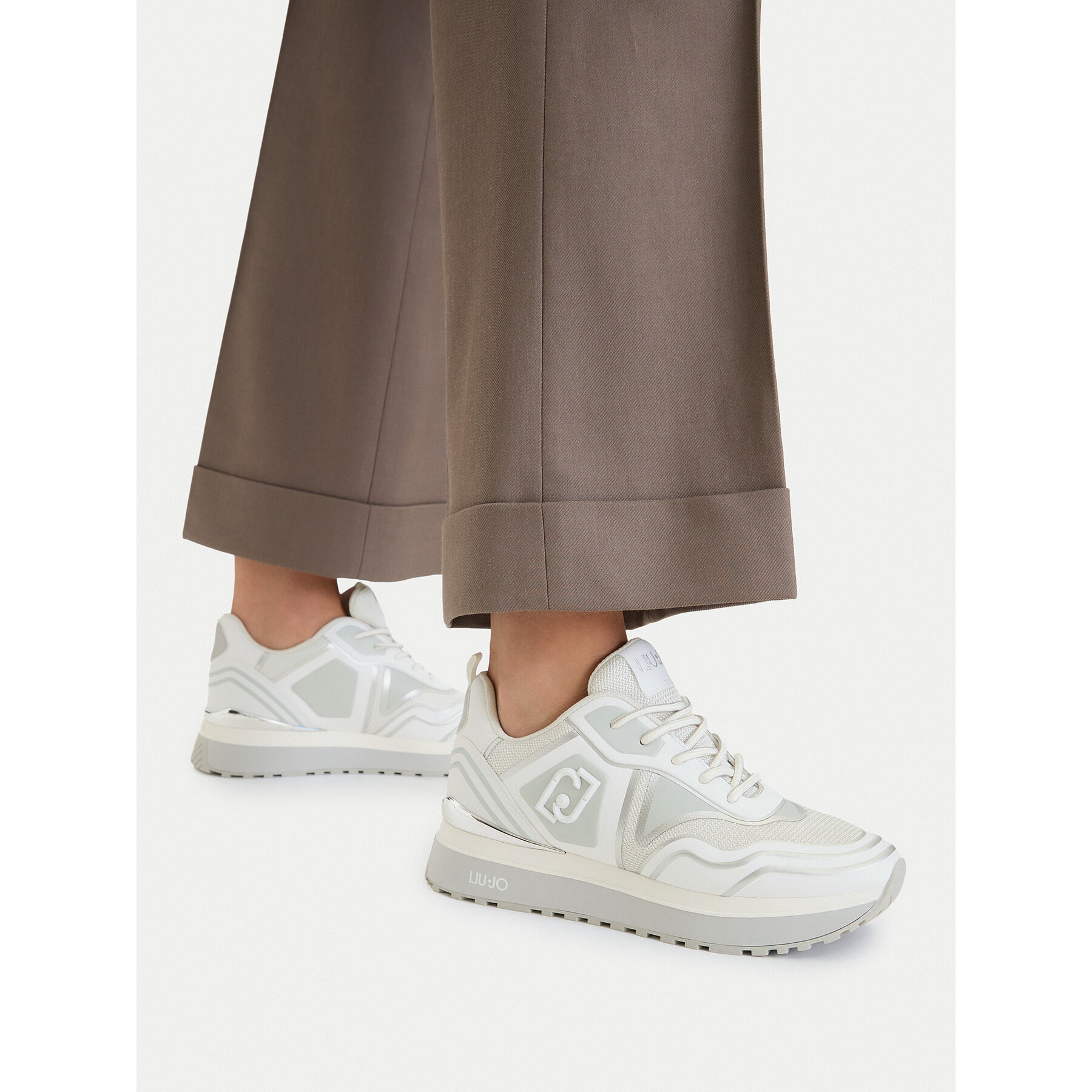 Sneakers Liu Jo Maxi Wonder Tech 01 BA6021 TX519 Alb