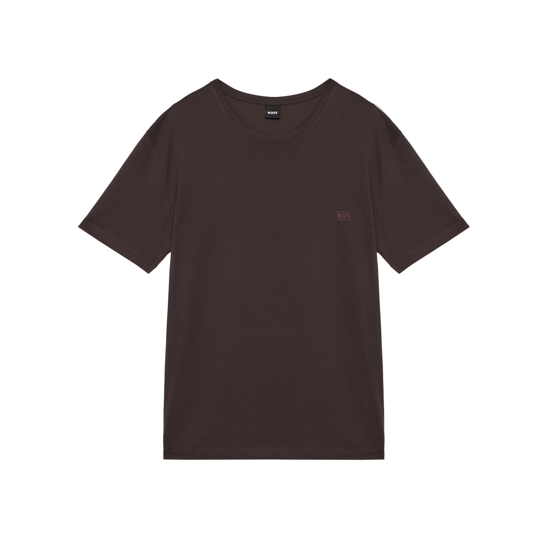 BOSS T-Shirt 50565324 Dunkelbraun Regular Fit