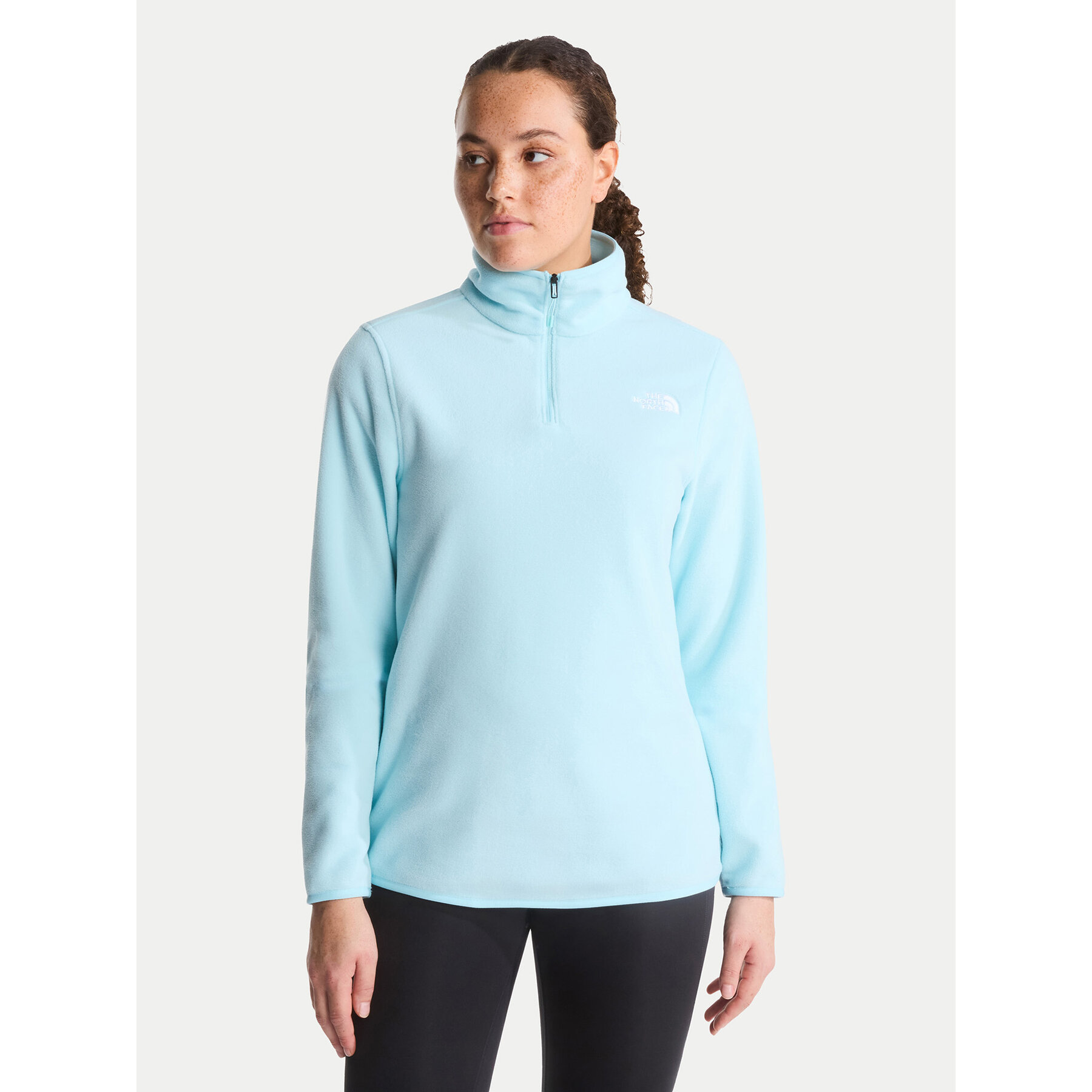 The North Face Fleecejacke Glacier NF0A8D2J Hellblau Regular Fit