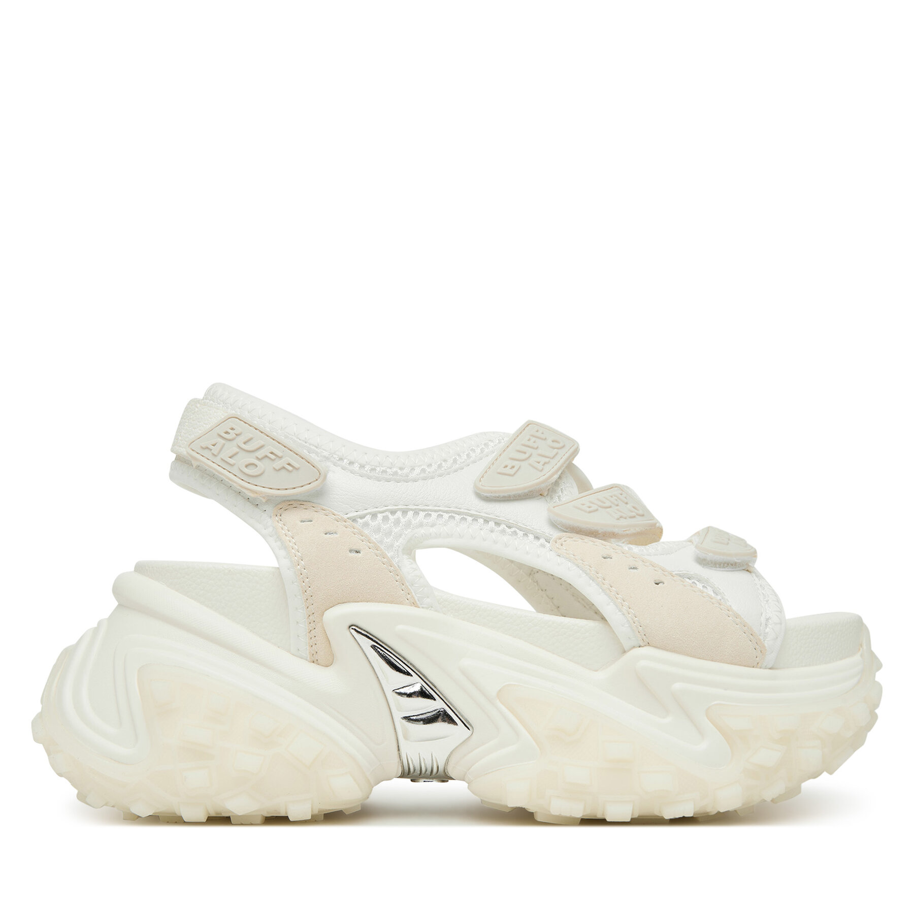 Szandál Buffalo Cerbo Sandal Track 1602365 Fehér