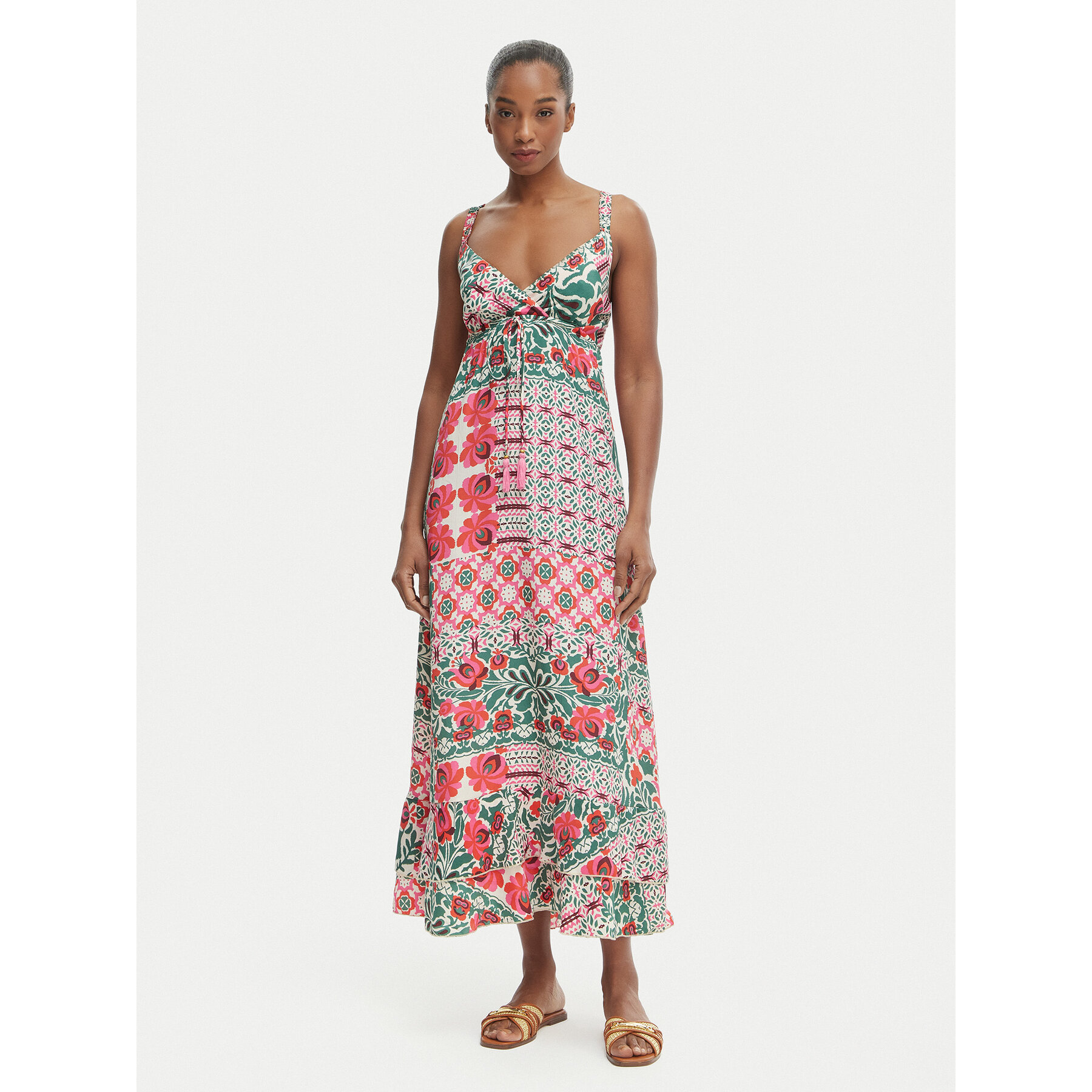 Iconique Sommerkleid Lidia IC26-095 Bunt Regular Fit
