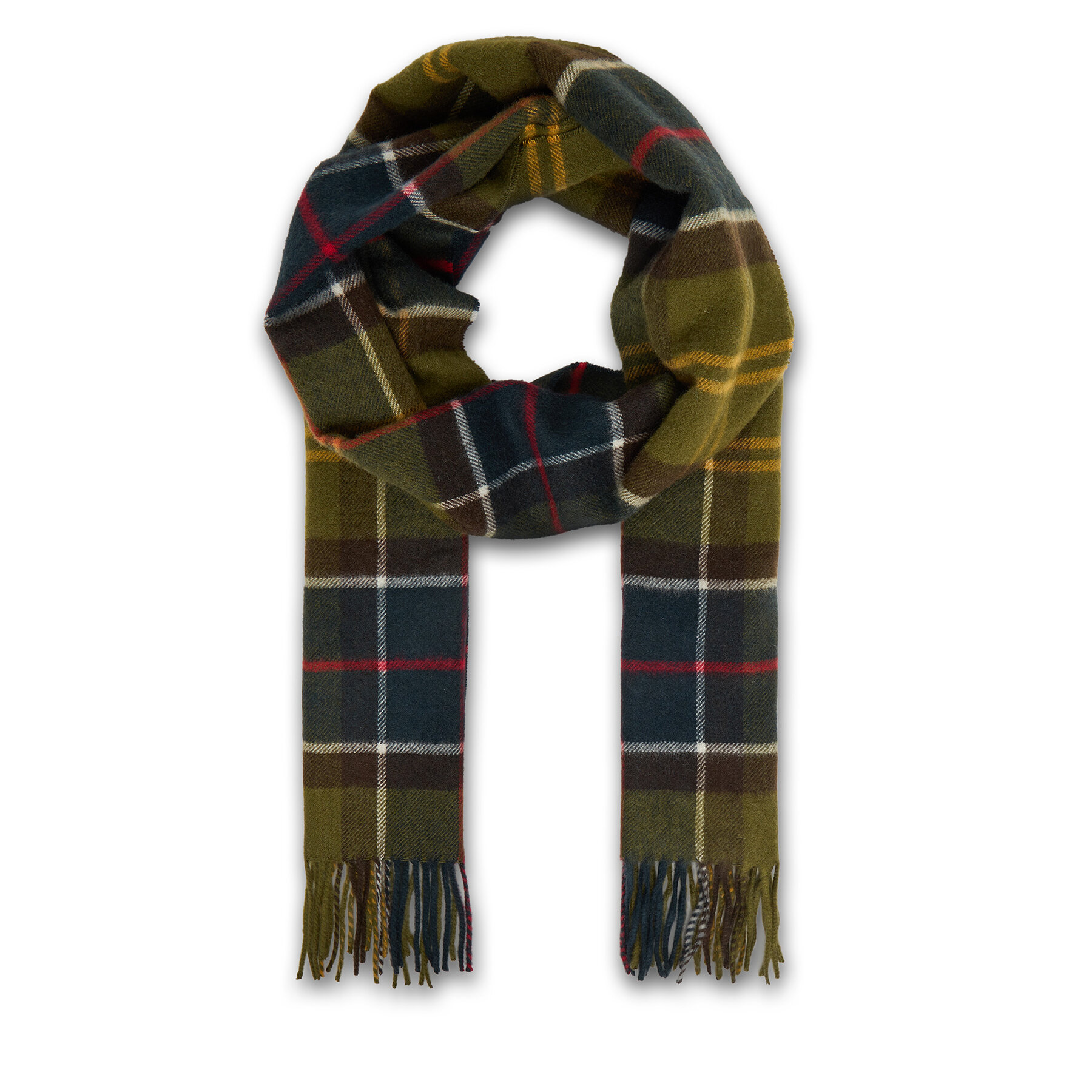 Зимен шал Barbour Yaxley USC0324TN11 Зелен