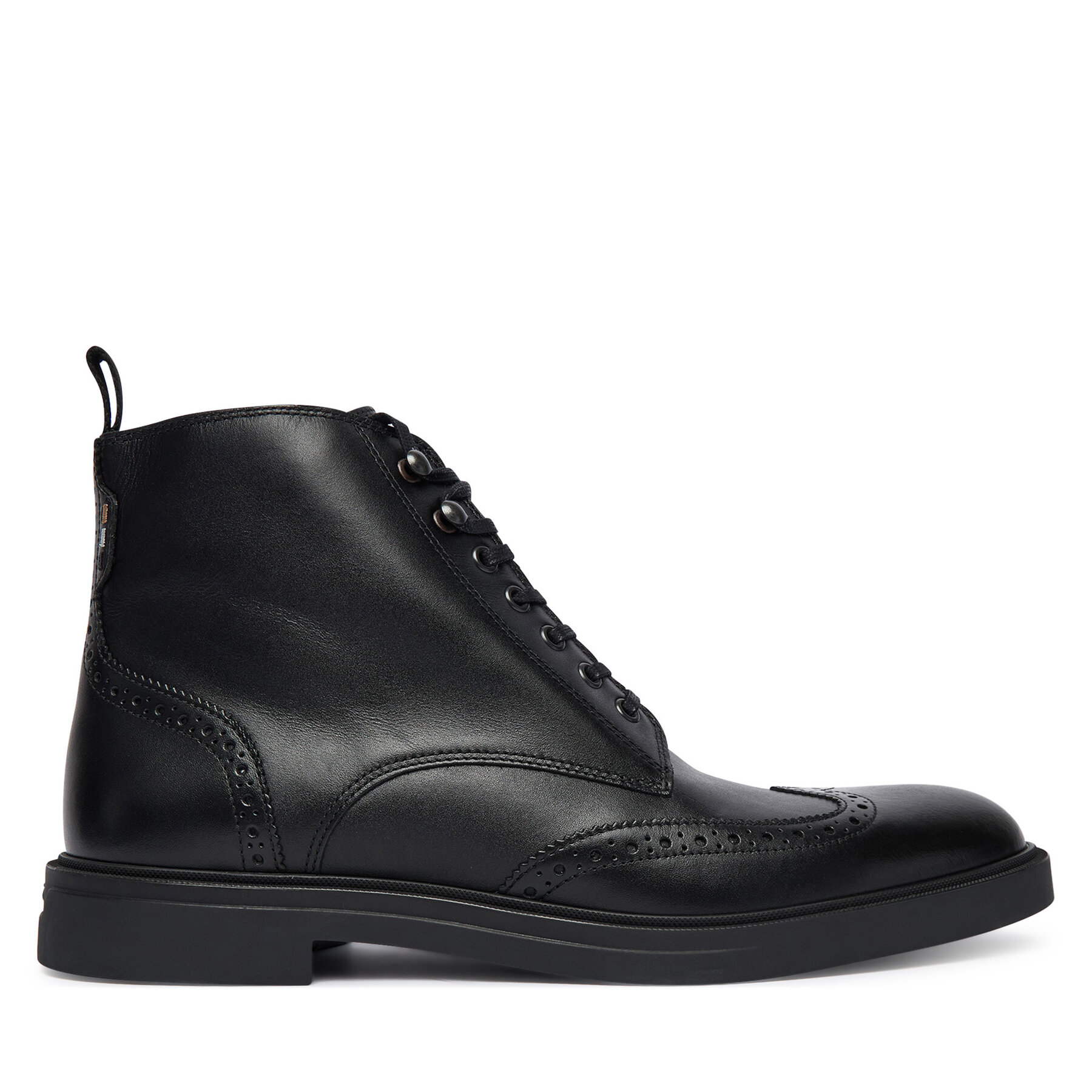 Ботуши BOSS Calev 50552551 Черен