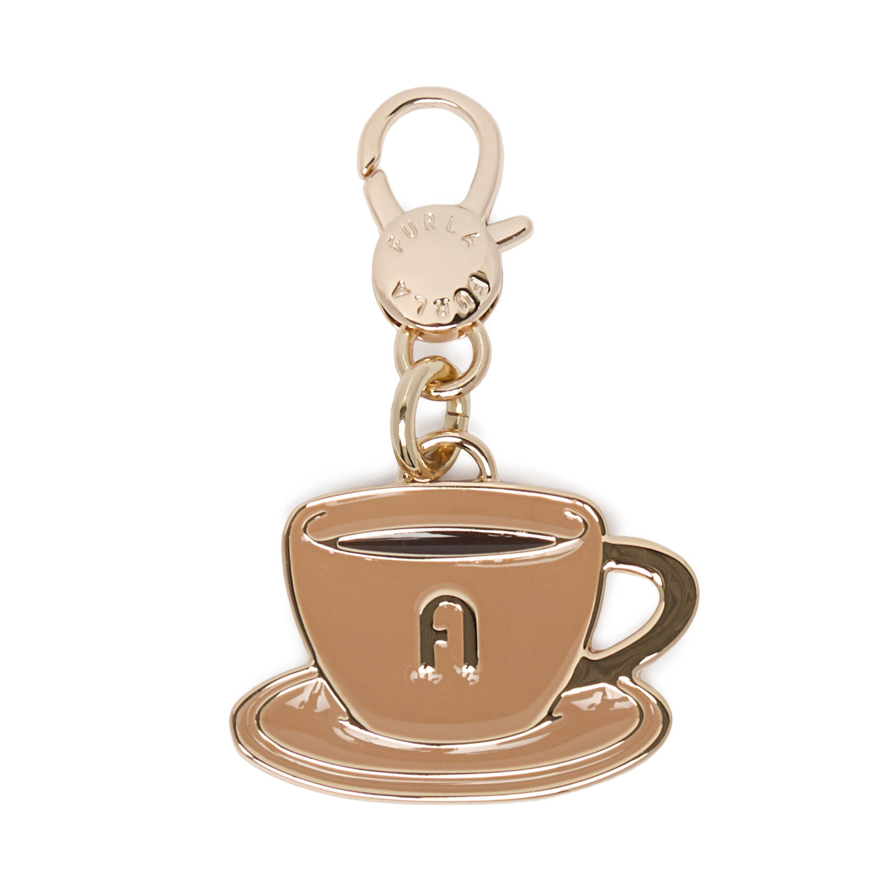 Privjesak Furla Hashtag Coffee Cup Charm WK00796 MES000 4782S Smeđa