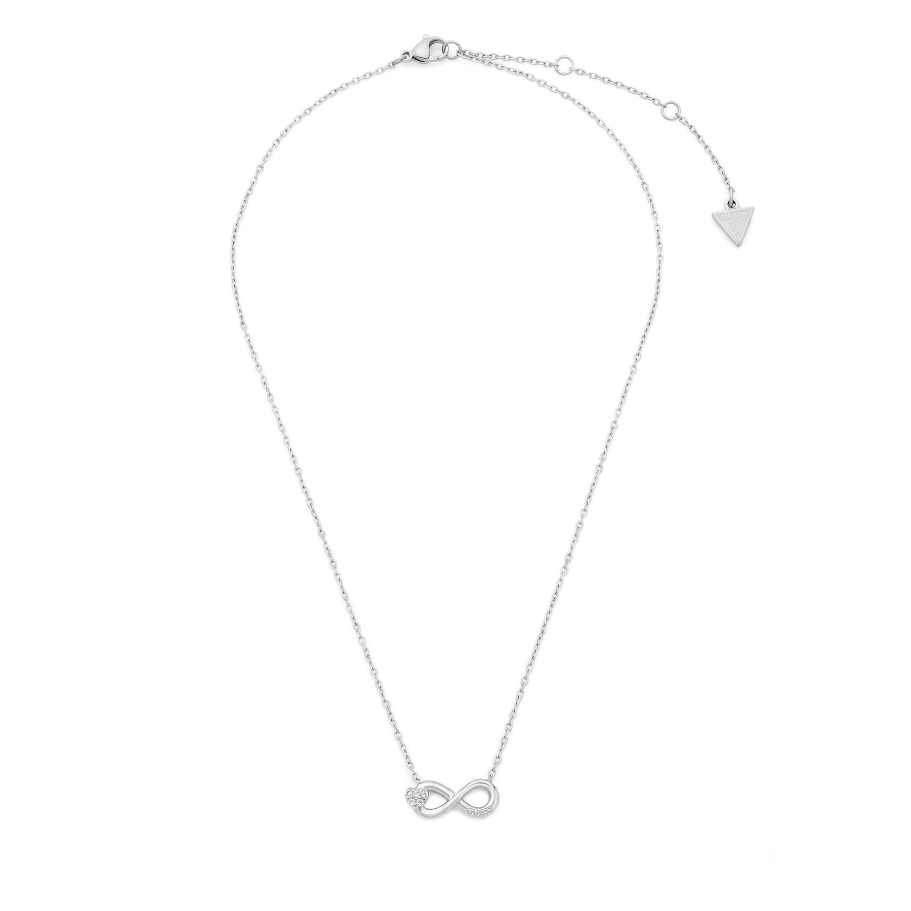 Nyaklánc Guess JUBN06 047JW Ezüst