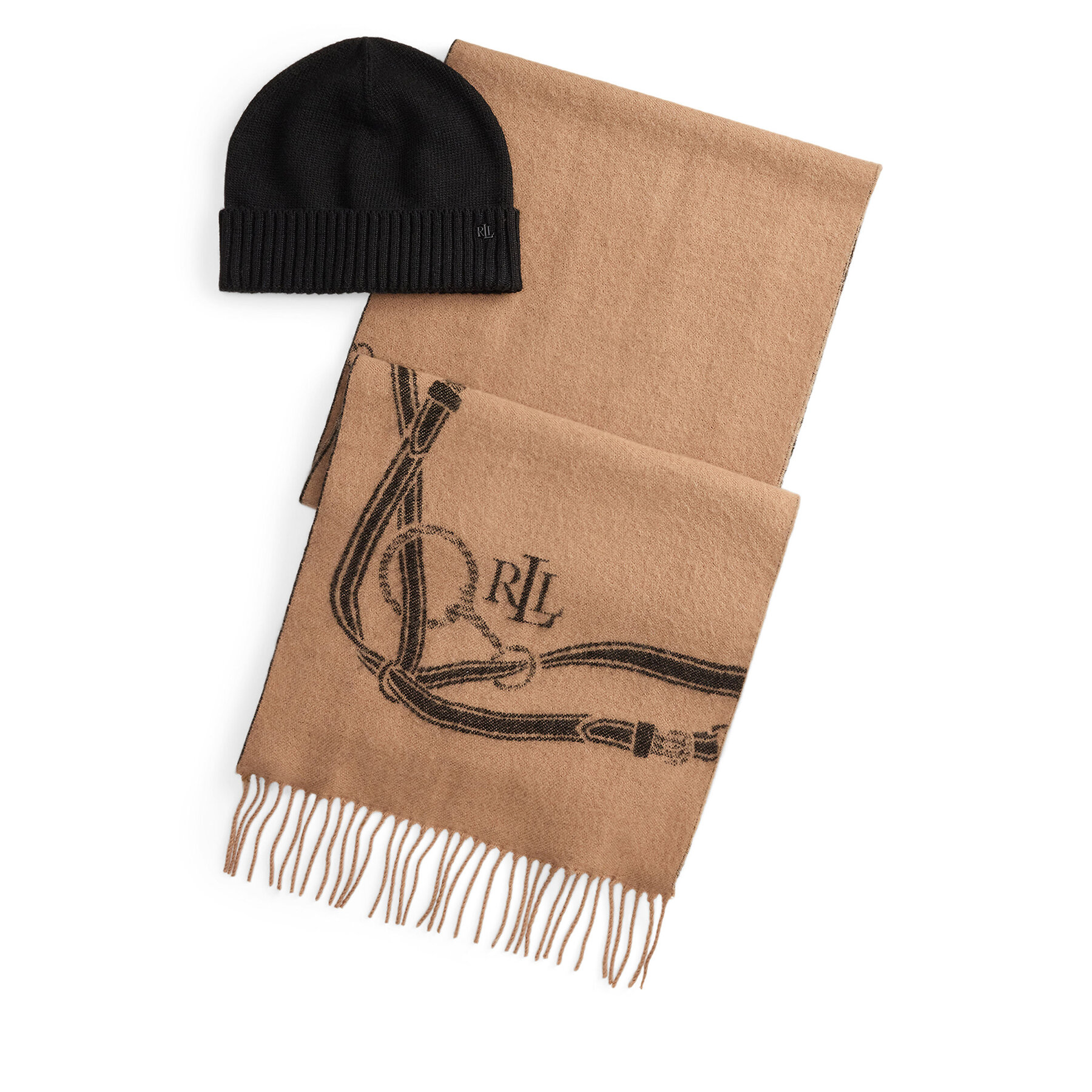 Set čiapka a šál LAUREN RALPH LAUREN LAUREN RALPH LAUREN-454P04494001 Béžová