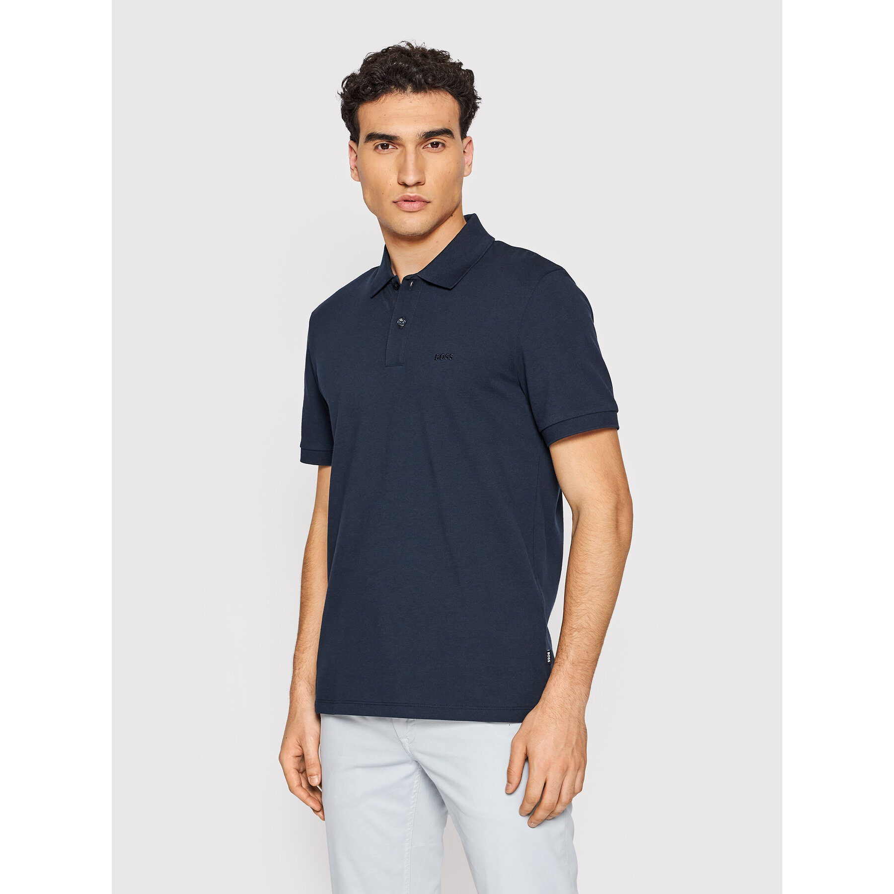 Boss Polo Pallas 50468362 Blu scuro Regular Fit