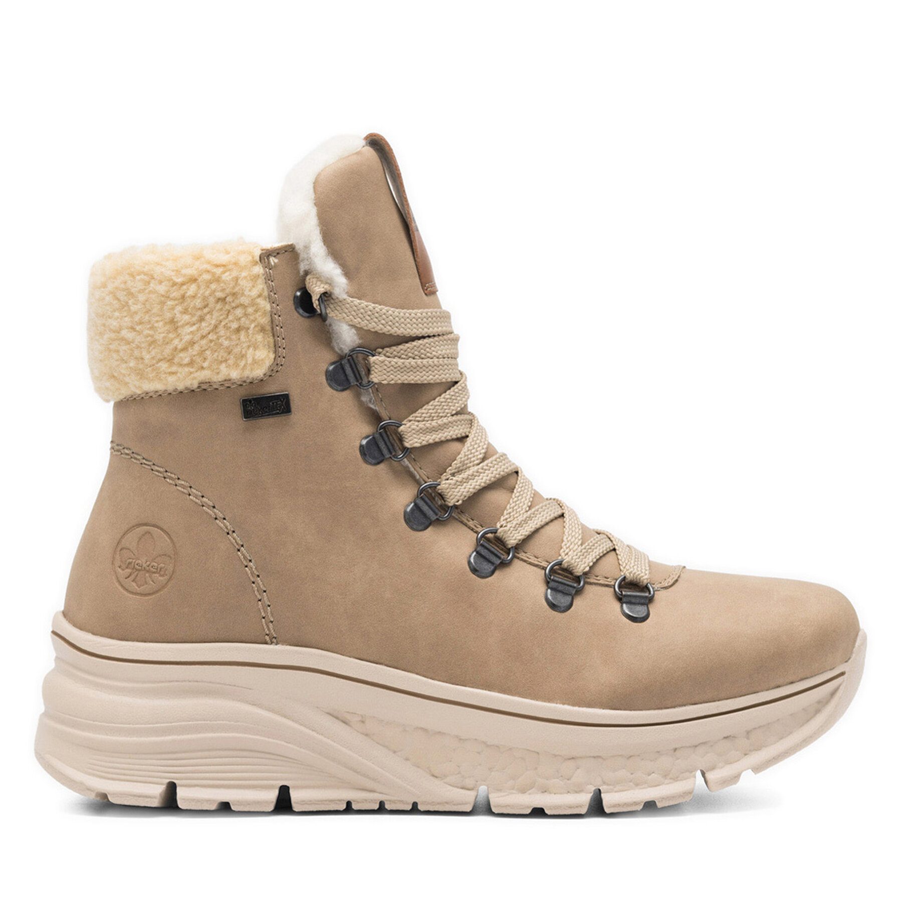 Damskie Rieker Trzewiki, Rozmiar 40 Brązowy 48034-20