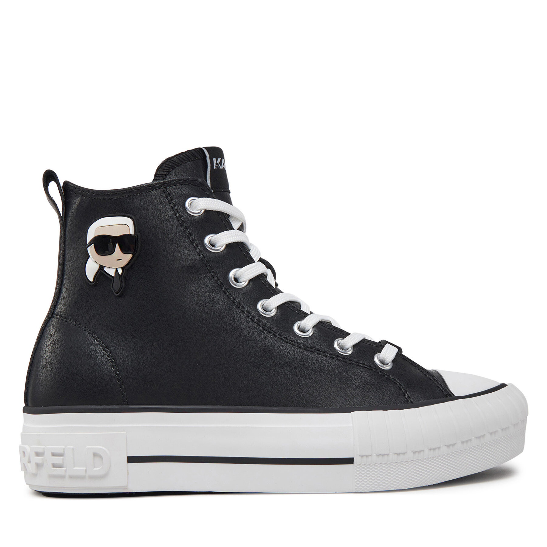 Plátenky KARL LAGERFELD Kampus Max KL60445T Čierna