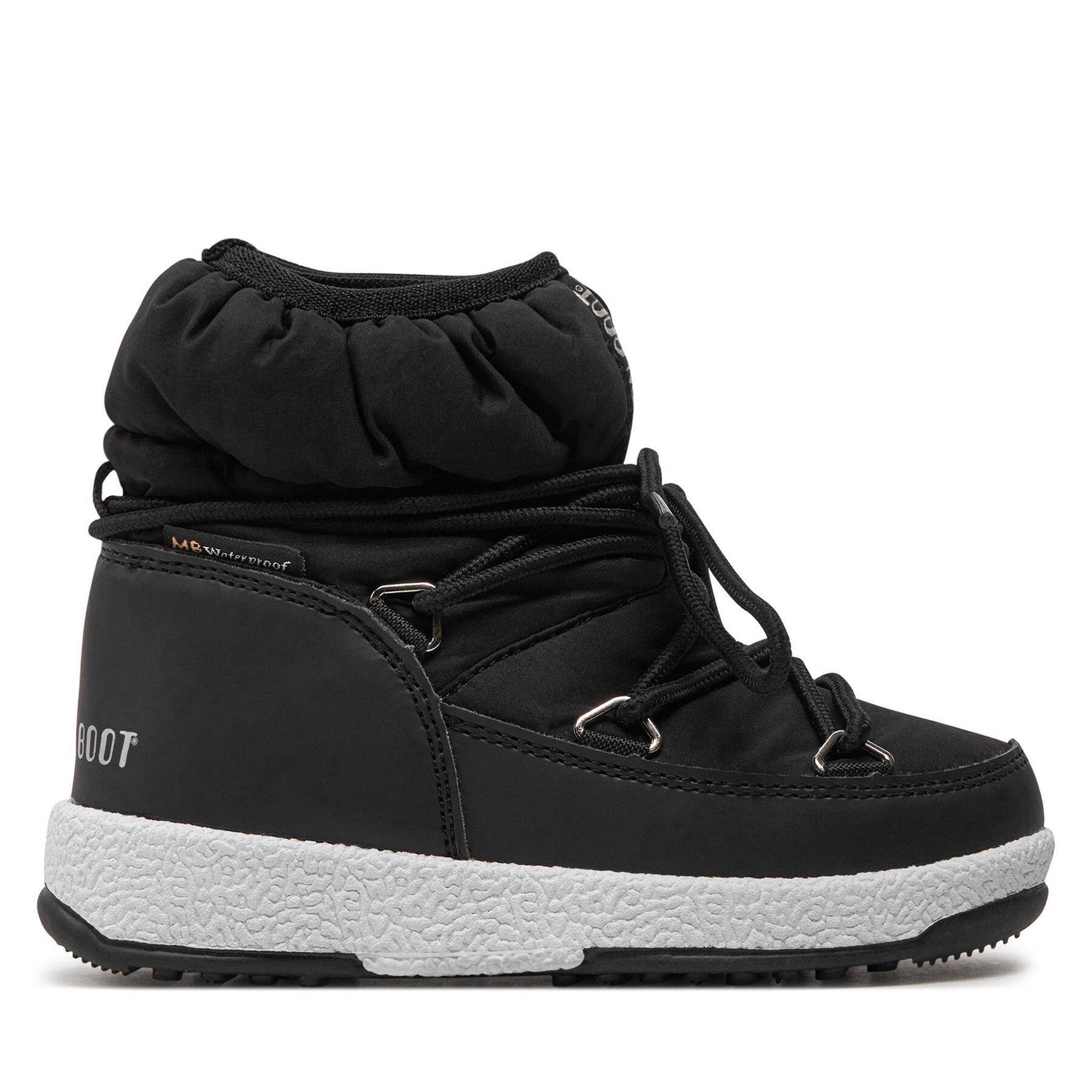 Cizme de zăpadă Moon Boot Jr Girl Low Nylon Wp 34051800001 Negru