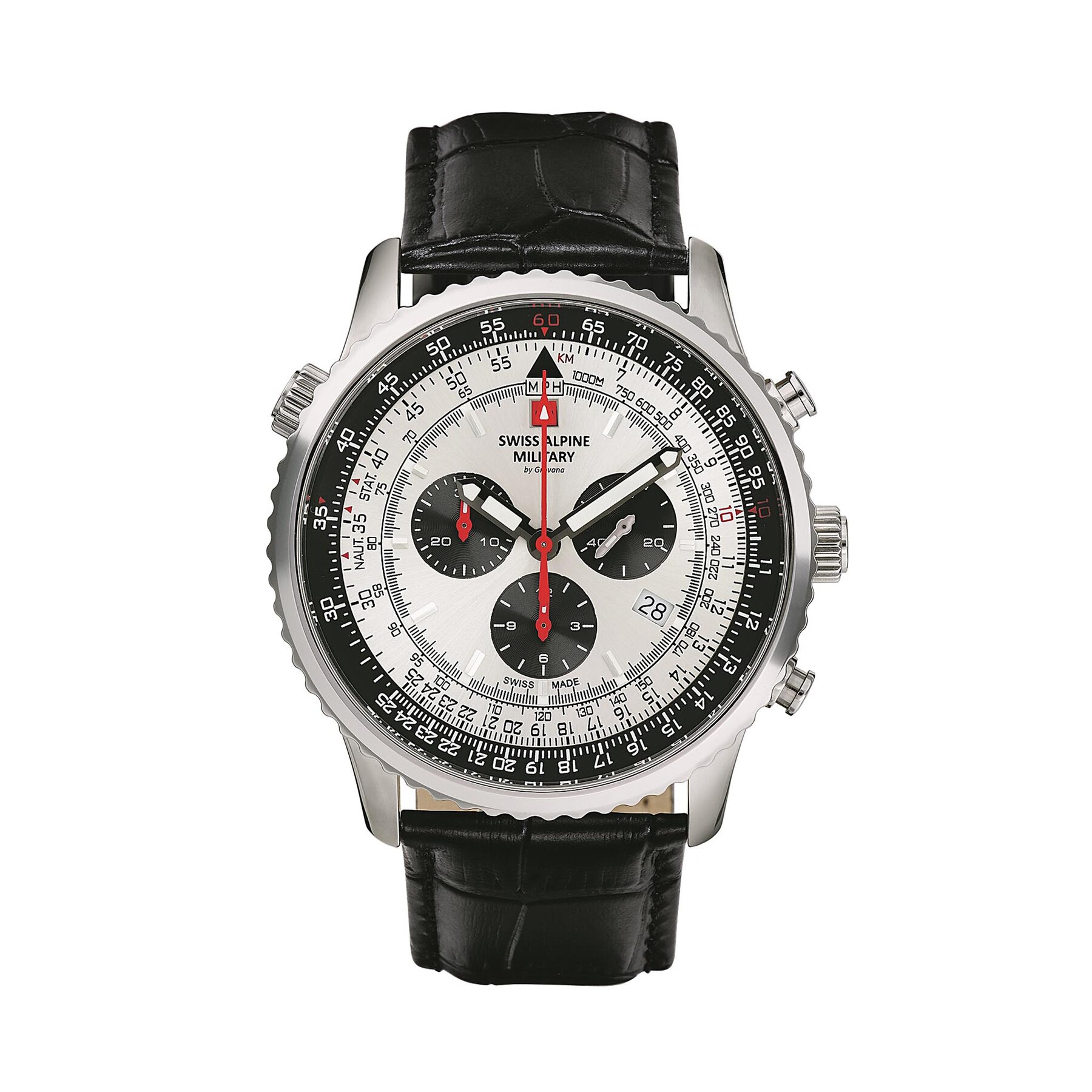 

Годинник Swiss Alpine Military 7078.9538 Black, Чорний