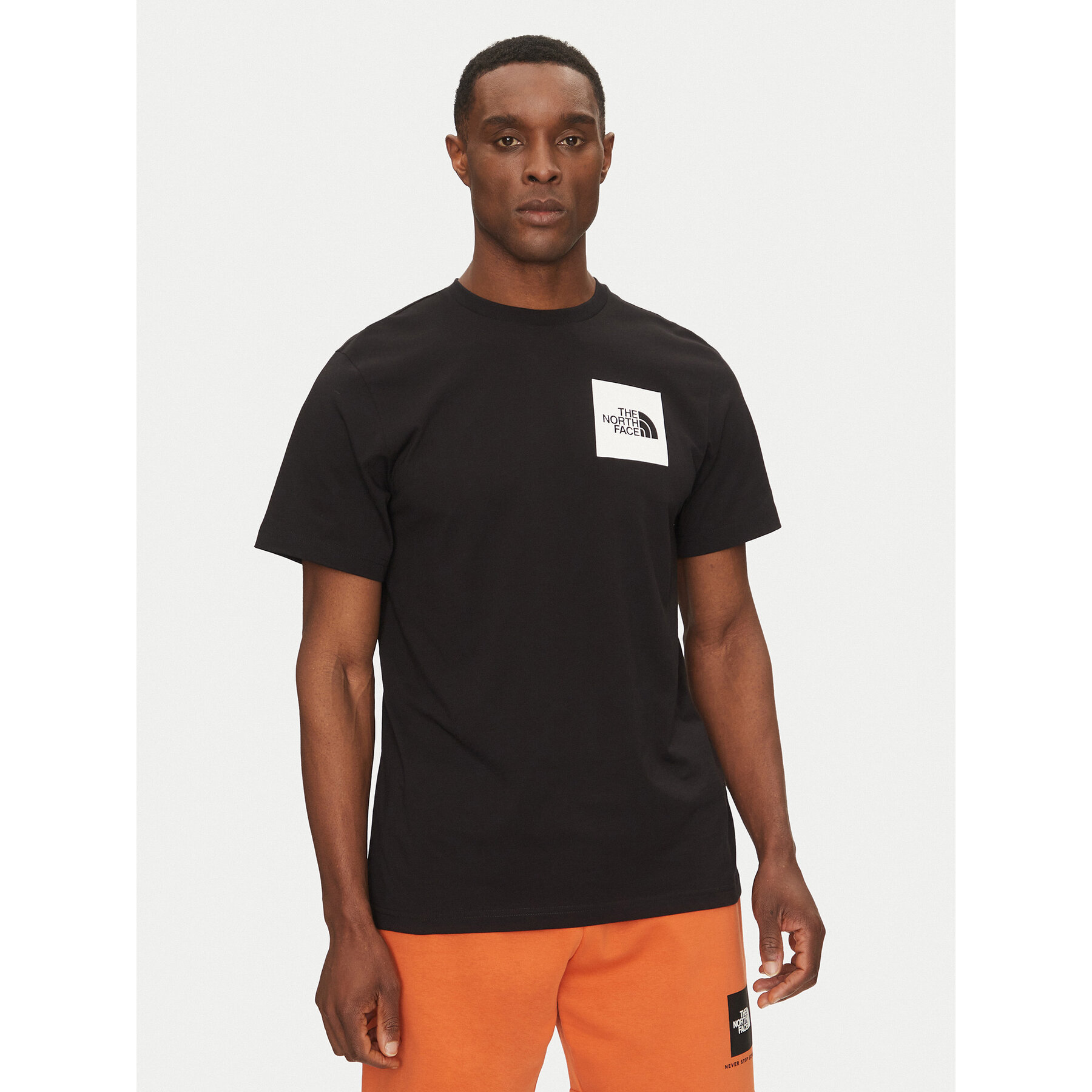 The North Face Póló Fine NF0A8A6M Fekete Regular Fit