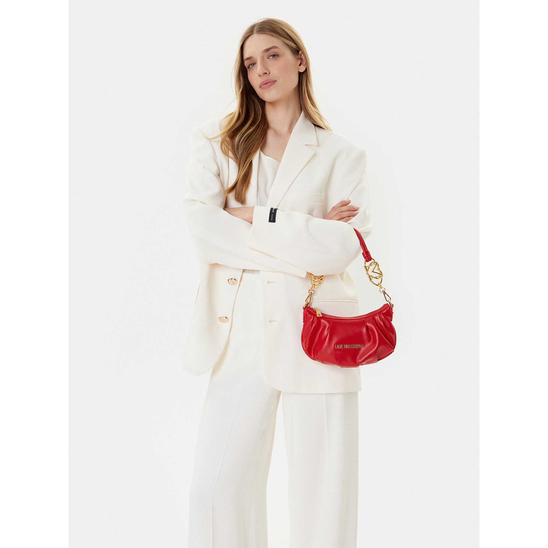 Geantă LOVE MOSCHINO JC4076PP1NLF0500 Roșu