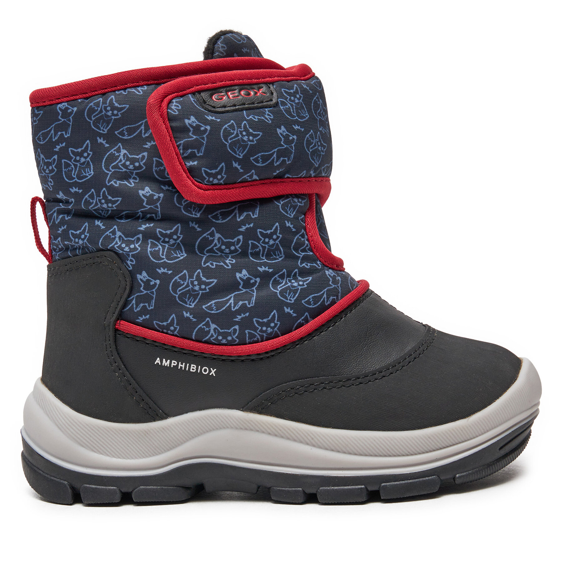 Snehule Geox B Flanfil Boy B Abx B263VE 0BCMN C0048 S Čierna