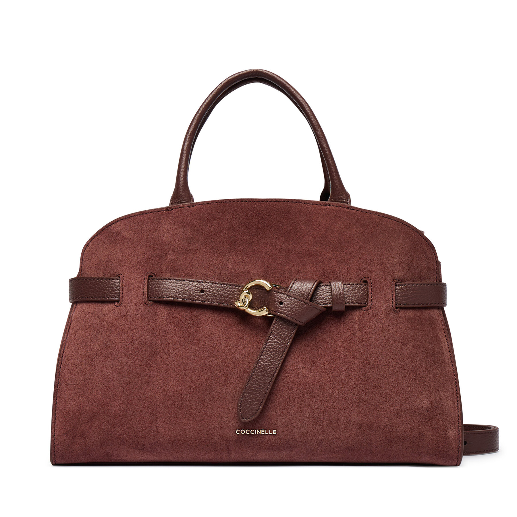 Ročna torba Coccinelle TLB Coccinellesabine Suede Bi E1 TLB 18 04 01 Bordo rdeča