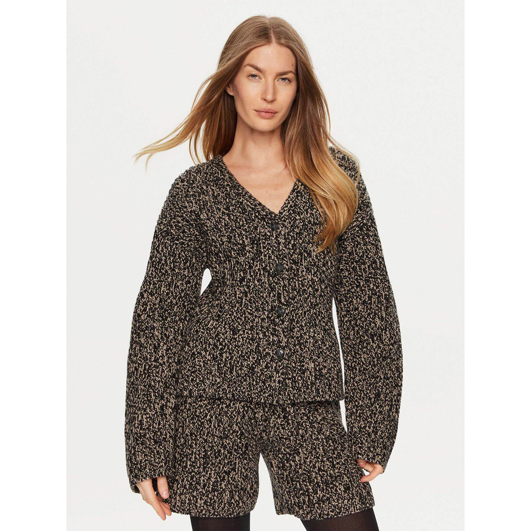 Herskind Strickjacke Sabina 5332151 Grau Relaxed Fit