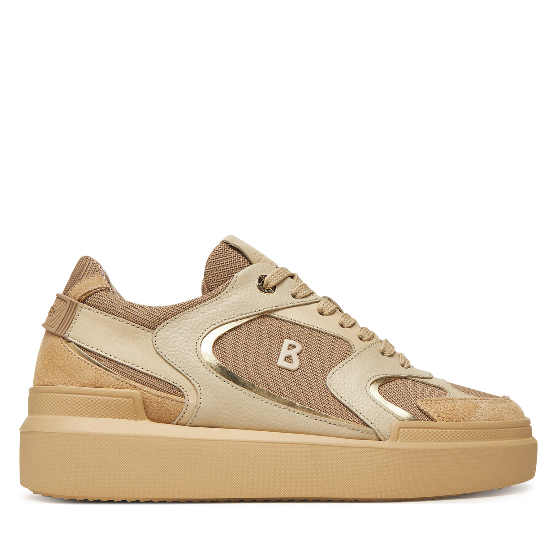 Kinder Sneakers Bogner, Schuhgröße 35, Beige, Hollywood 29 A 22520085