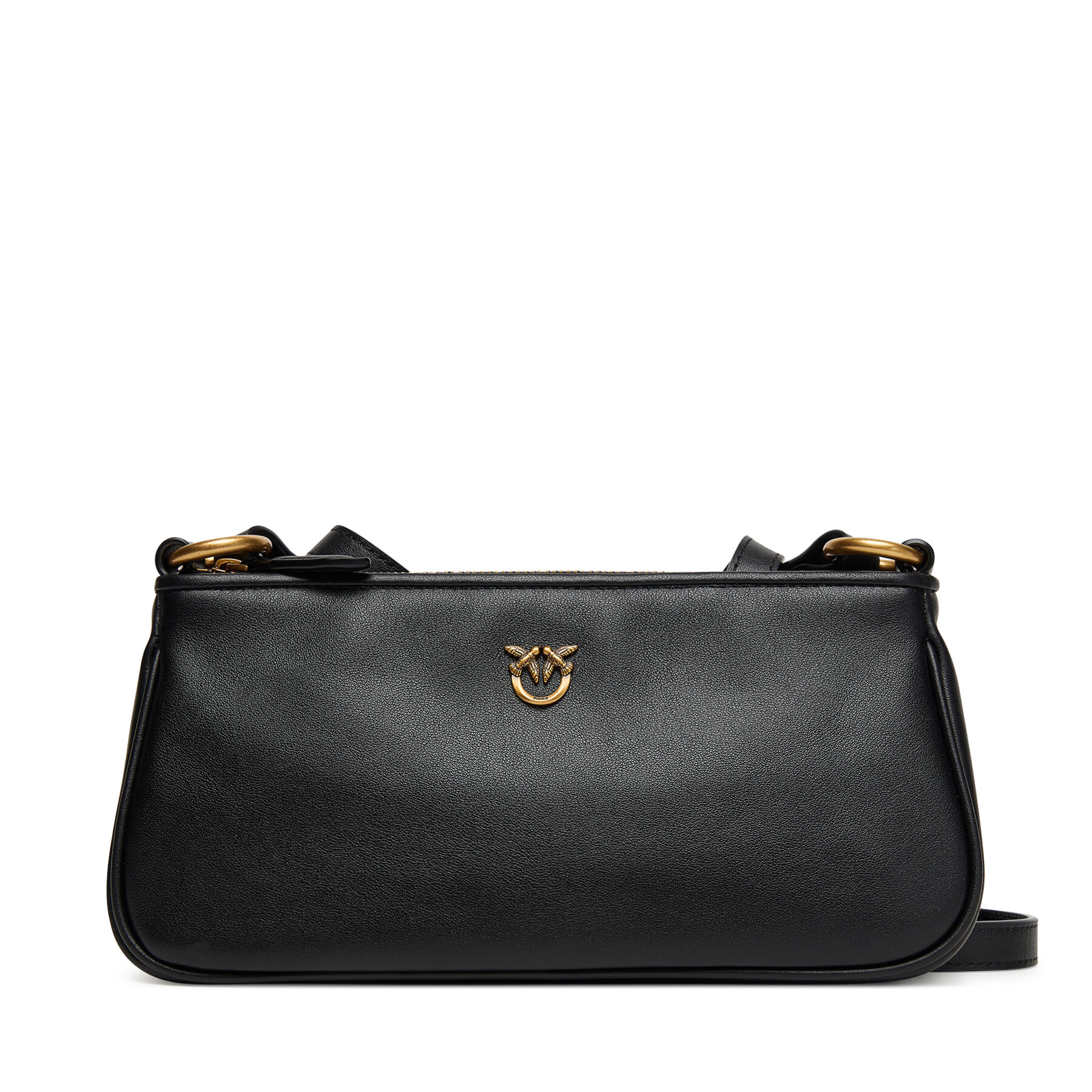 Дамска чанта PINKO Half Moon Baguette Mini AI 25-26 PLTT 105069 A0QO Черен