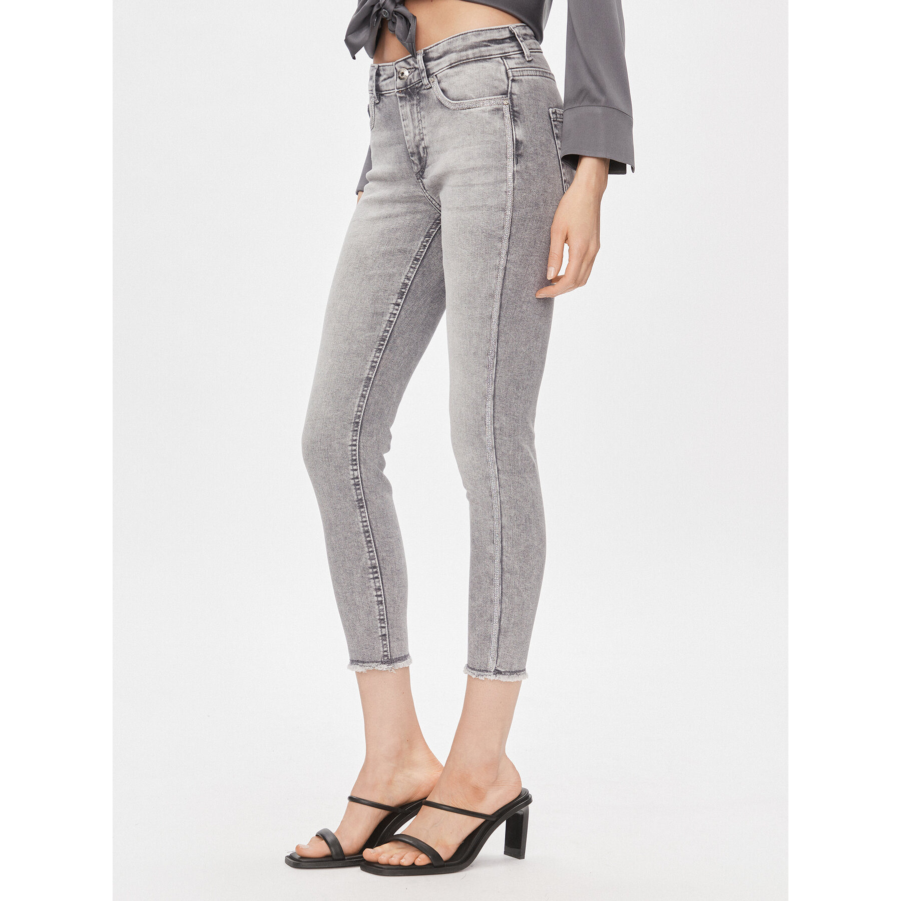 ONLY Jeans 15279874 Grau Skinny Fit
