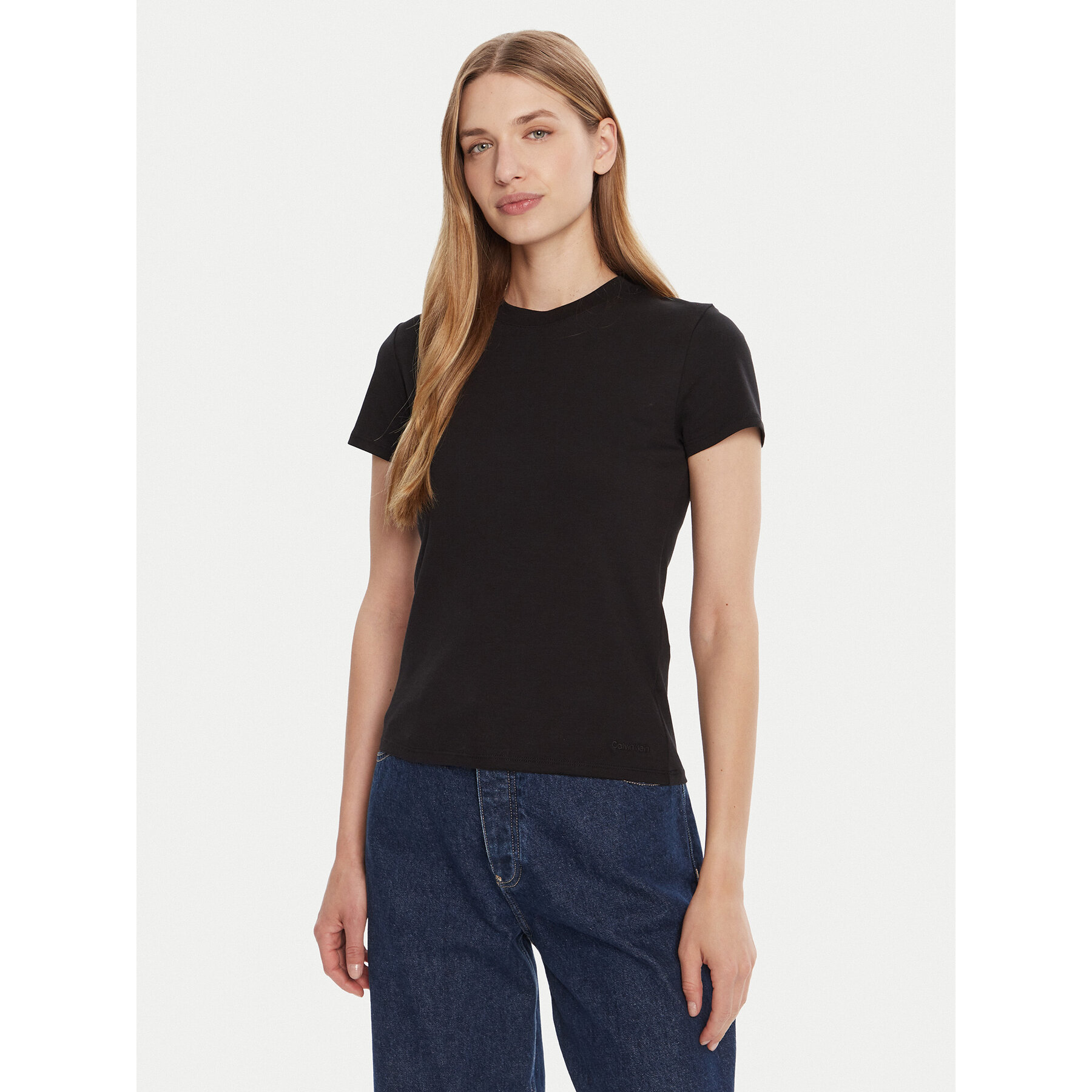 Calvin Klein Majica LV044C216G Črna Regular Fit