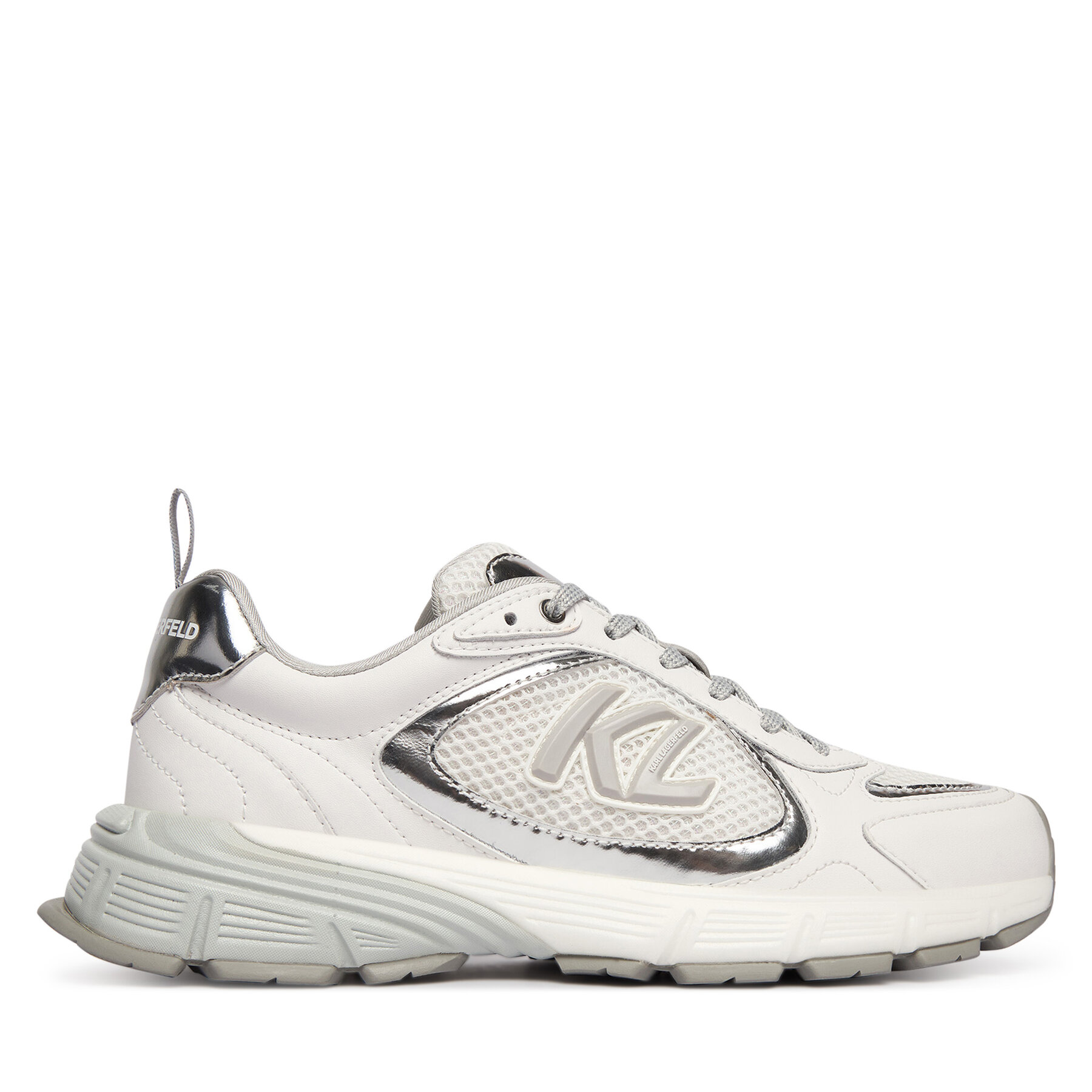 Sneakersy KARL LAGERFELD Orion KL65526A Biela