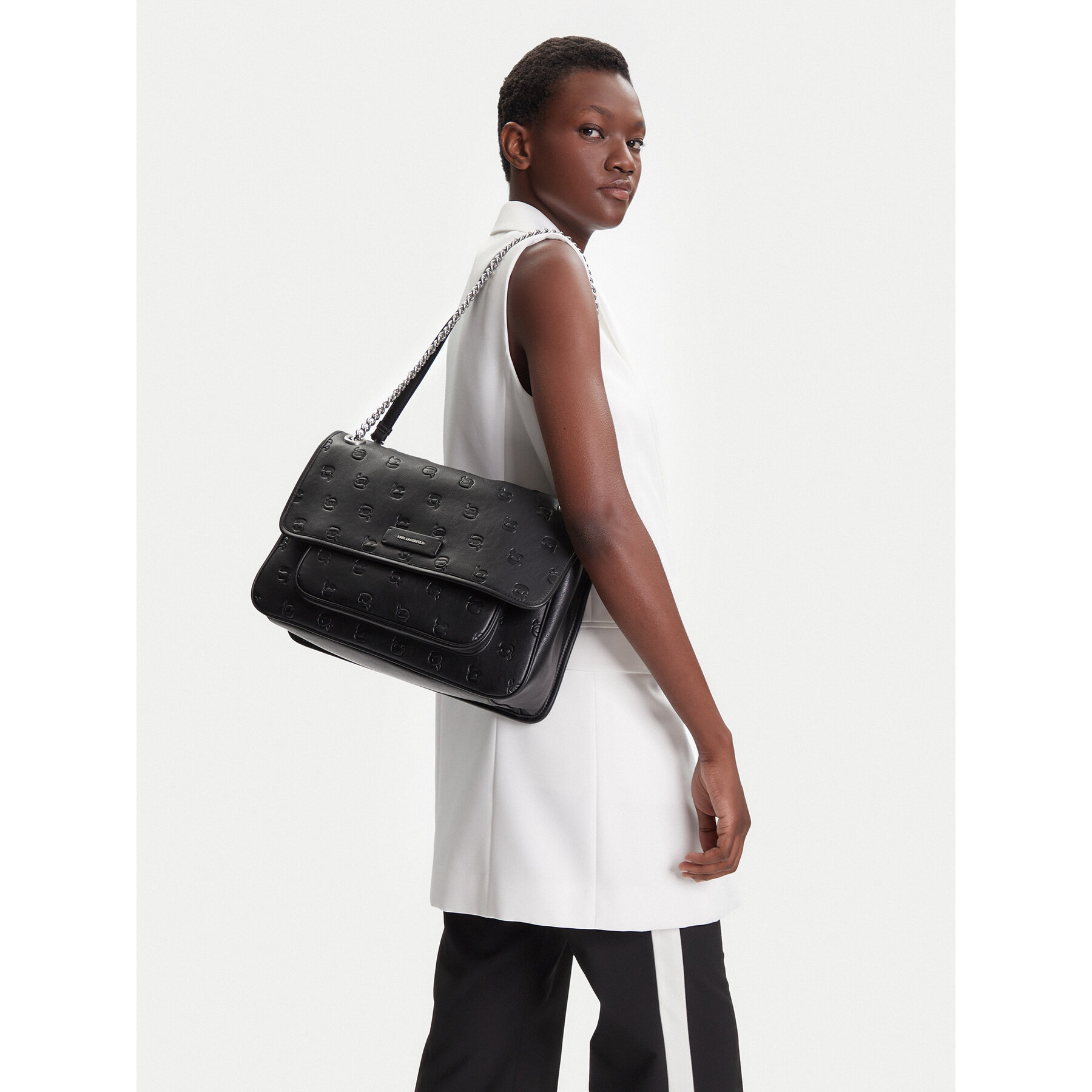 Borsetta KARL LAGERFELD A3W30108 Nero