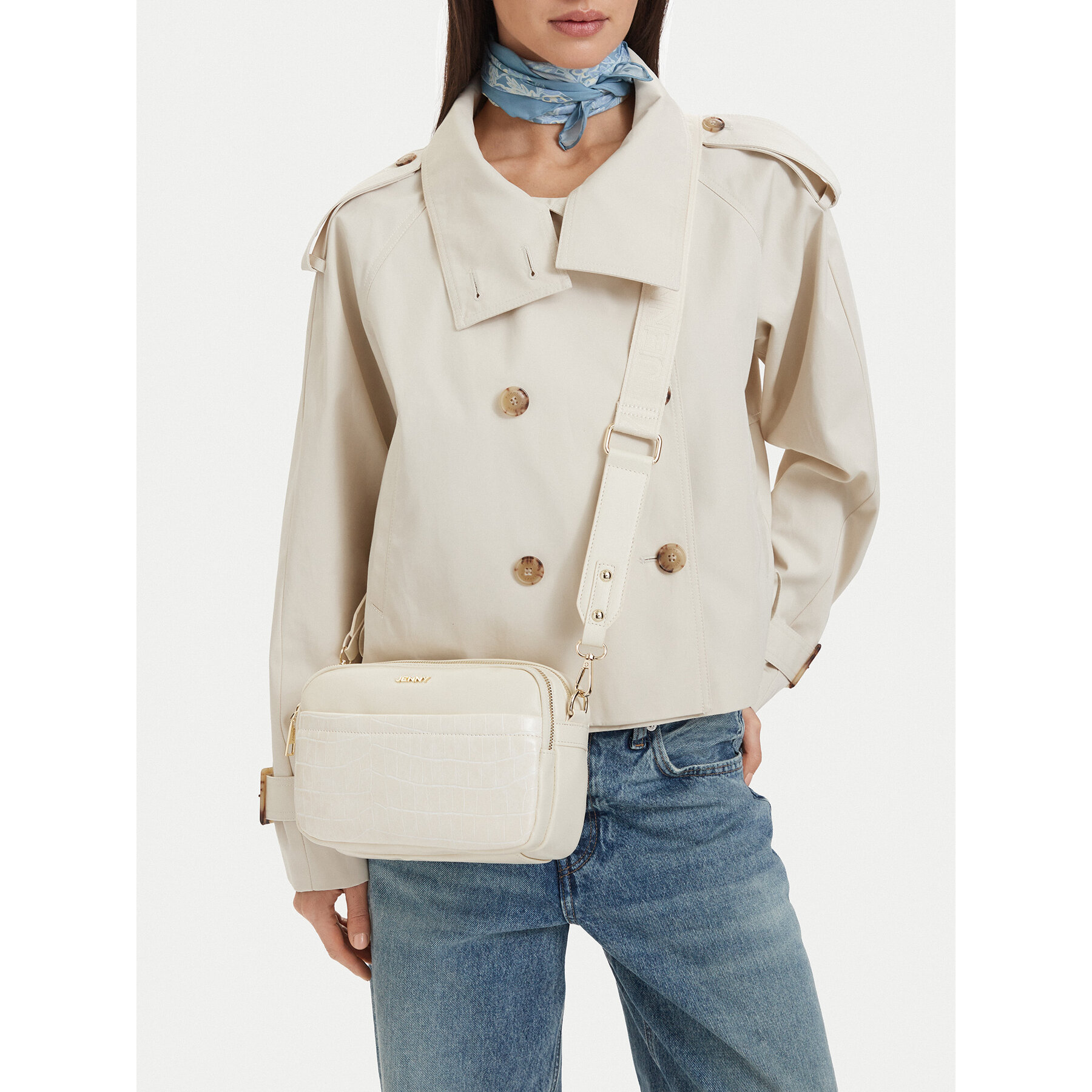 Geantă JENNY CEO-JNY-M-001-07 Crem