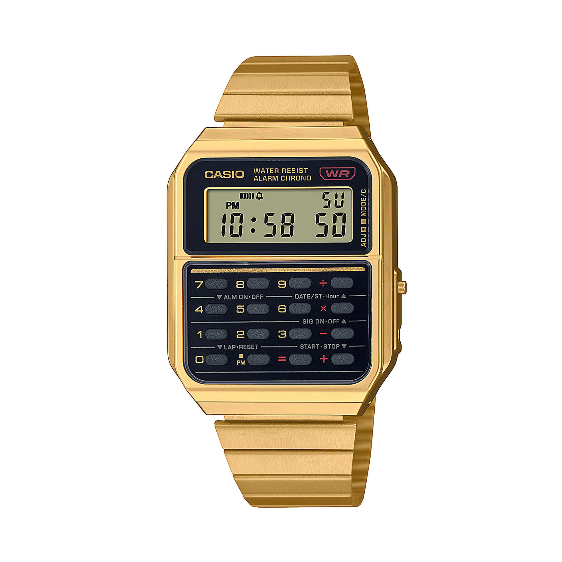

Годинник Casio Vintage Edgy CA-500WEG-1AEF Gold, Золотий