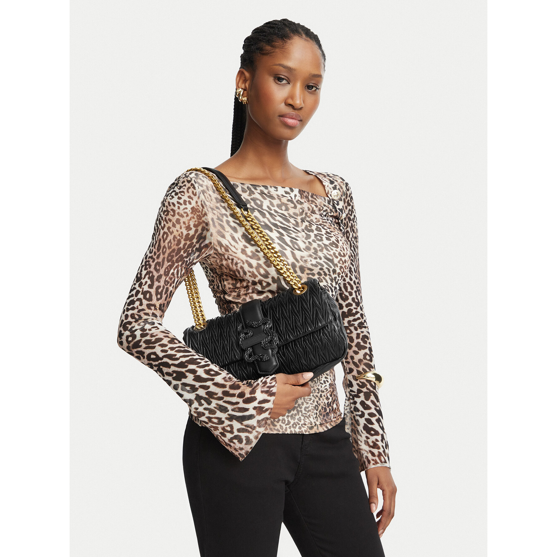 Torbica Just Cavalli 81RA4BC4 ZSD90 Crna