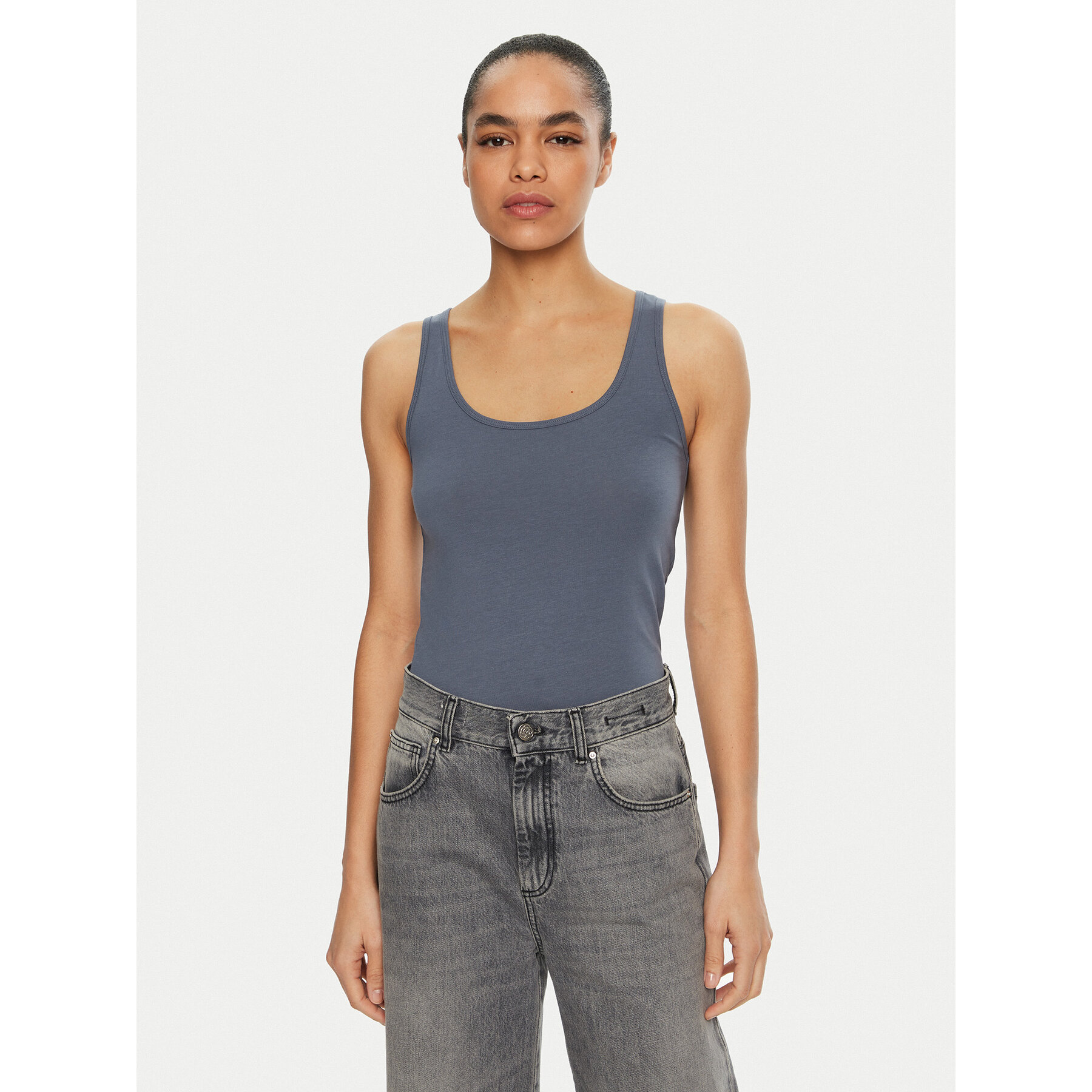 Vero Moda Τοπ Lulu 10323756 Μπλε Regular Fit