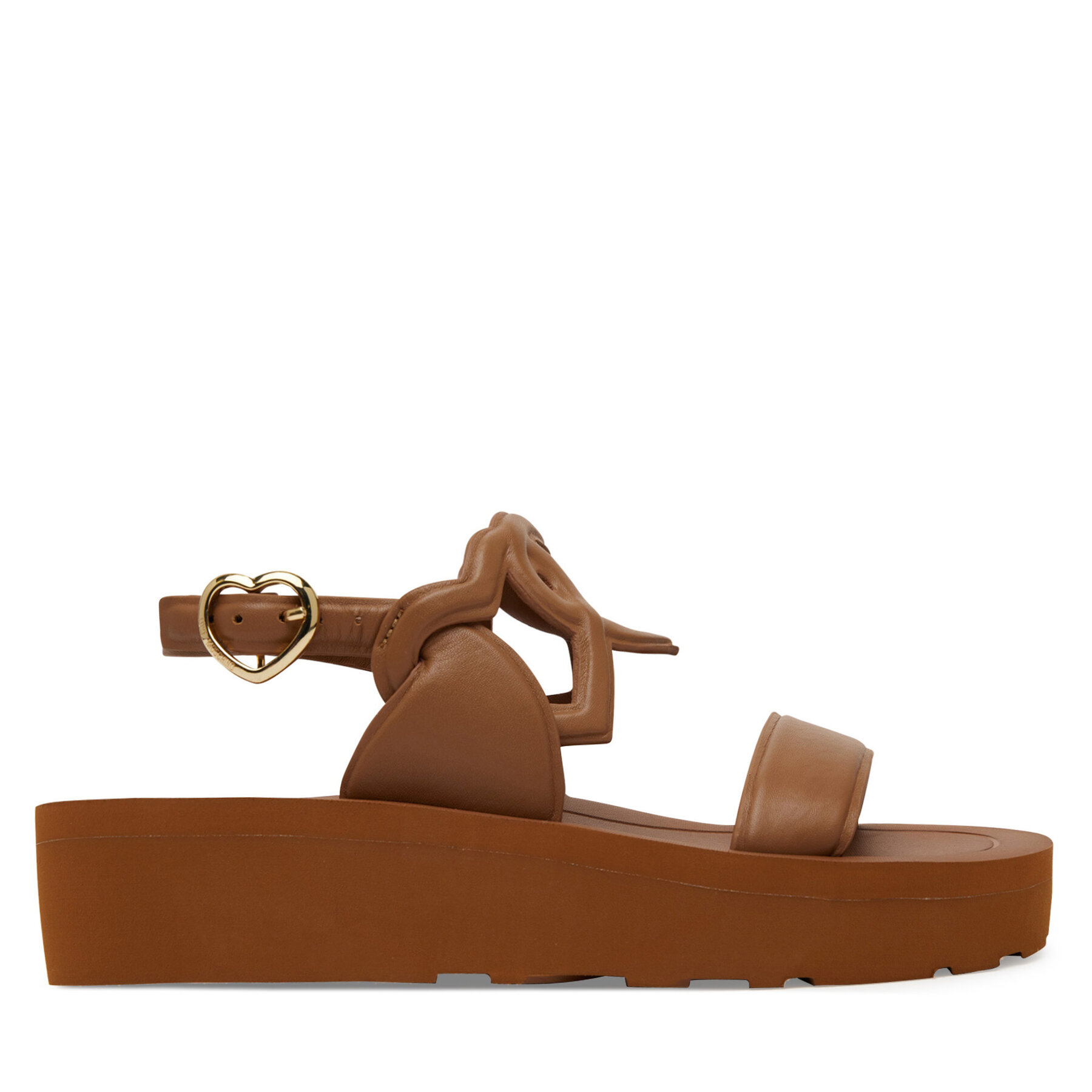 Сандали LOVE MOSCHINO JA16054I1MIA0201 Кафяв