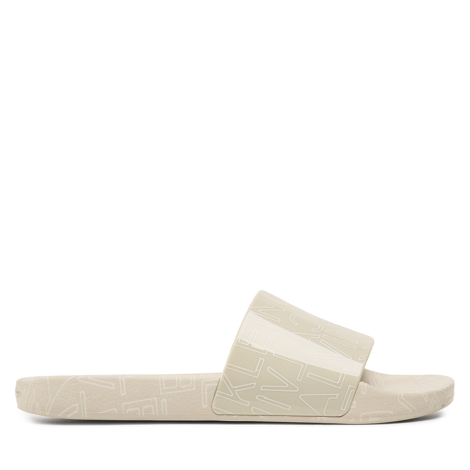 Šľapky Calvin Klein Pool Slide Rubber HM0HM01062 Krémová