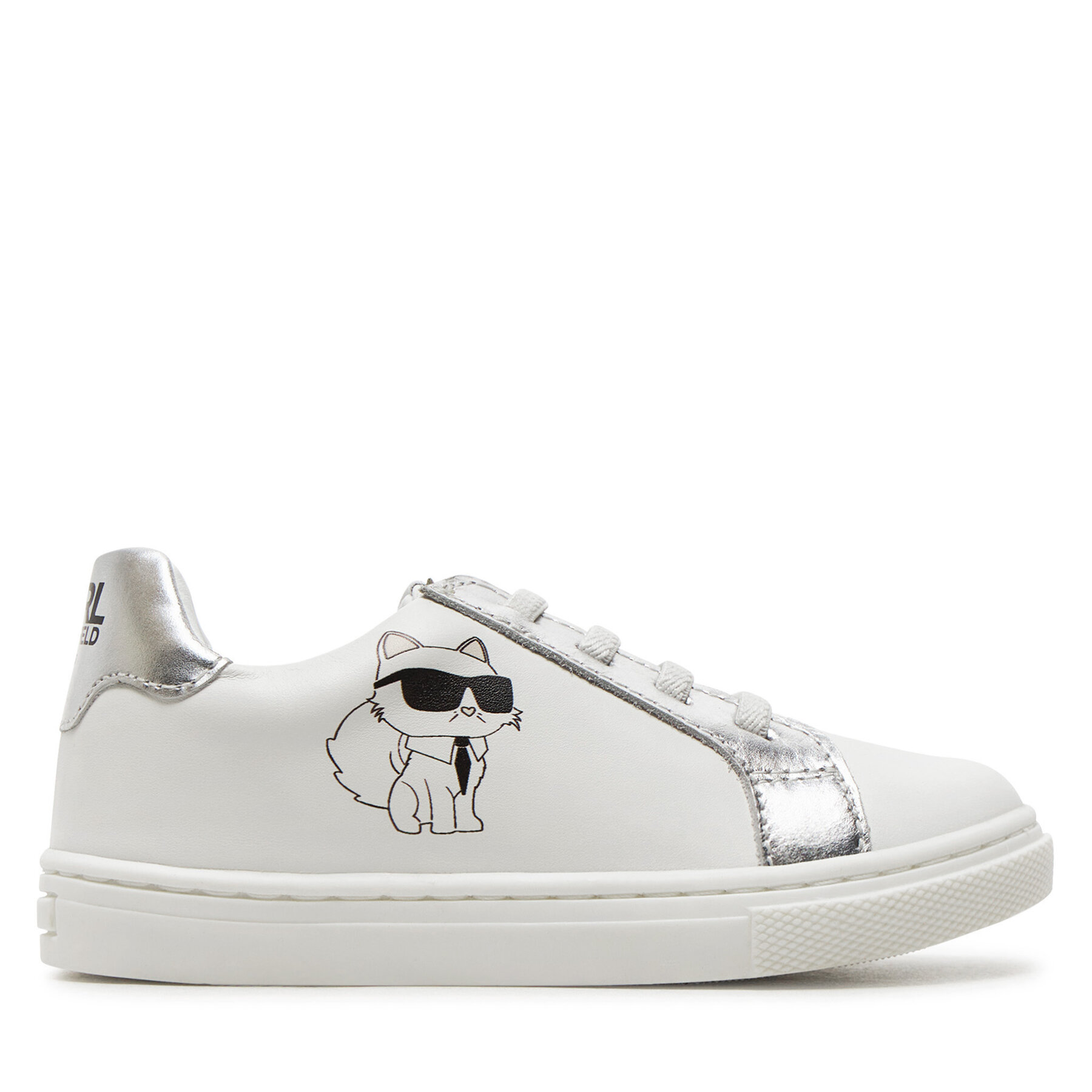 Unisex dieťa Sneakersy Karl Lagerfeld Kids, Rozmer: 29, Biela, Z30321