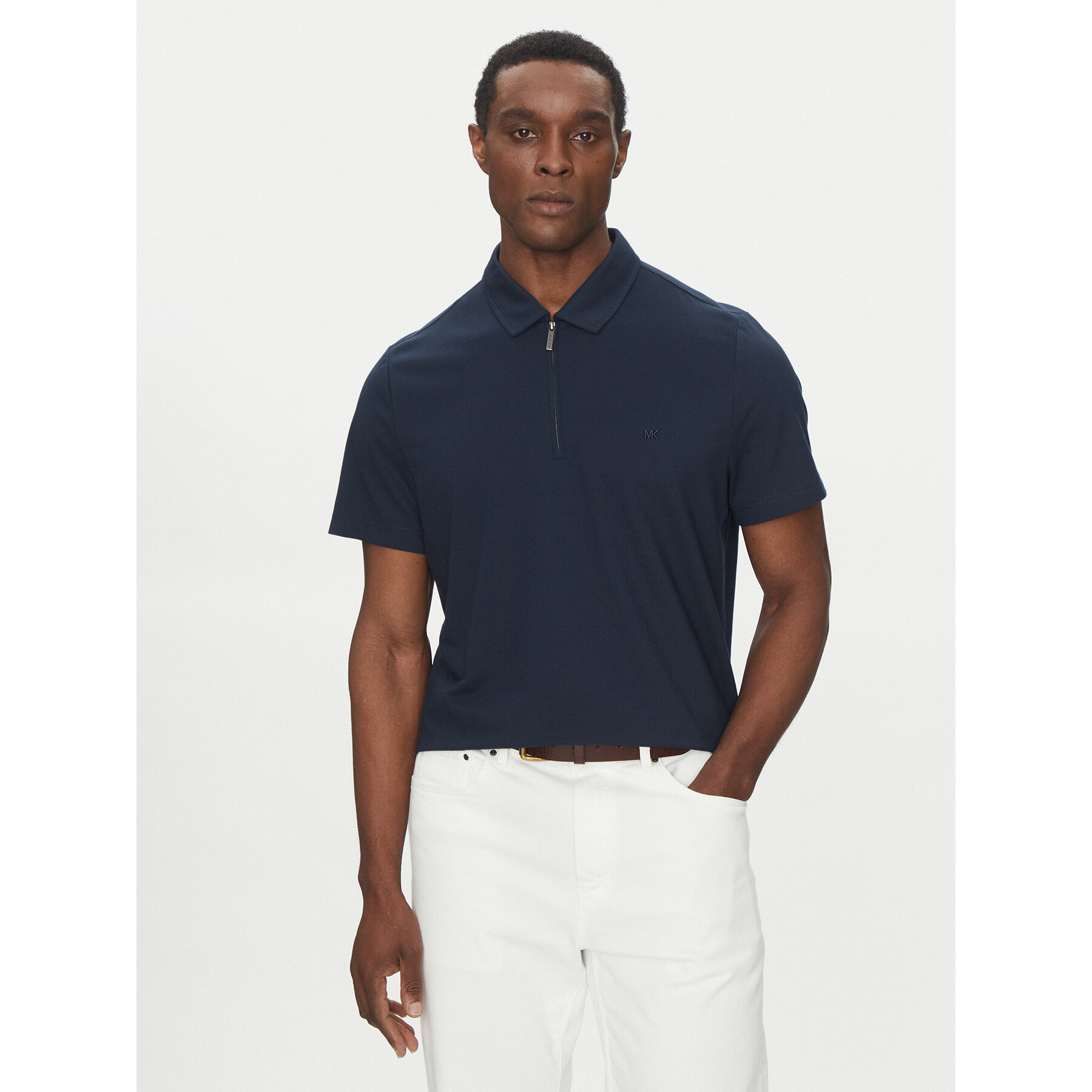Michael Kors Polo CS552HOHFK Σκούρο μπλε Regular Fit