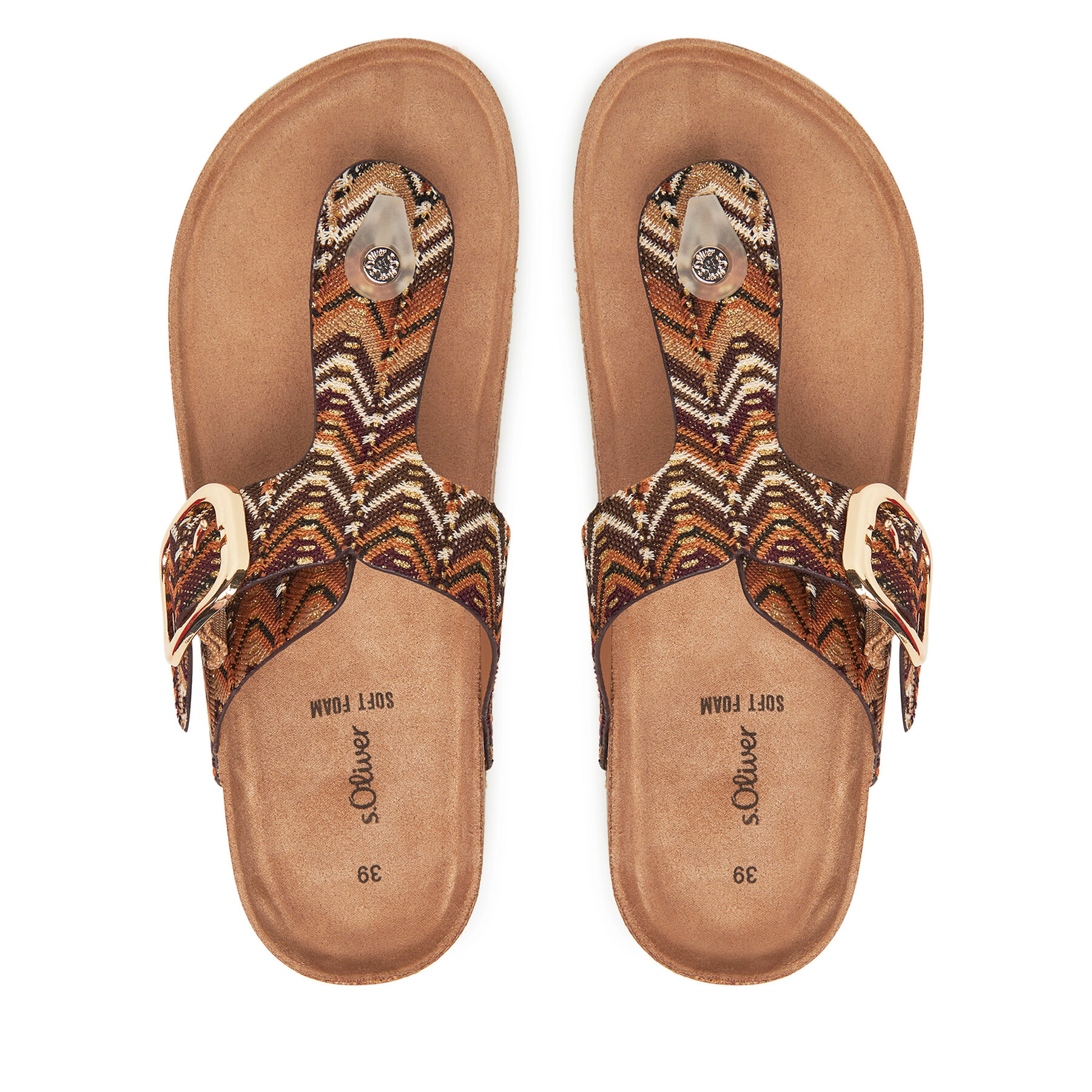 Σαγιονάρες s.Oliver 5-27108-44 Καφέ