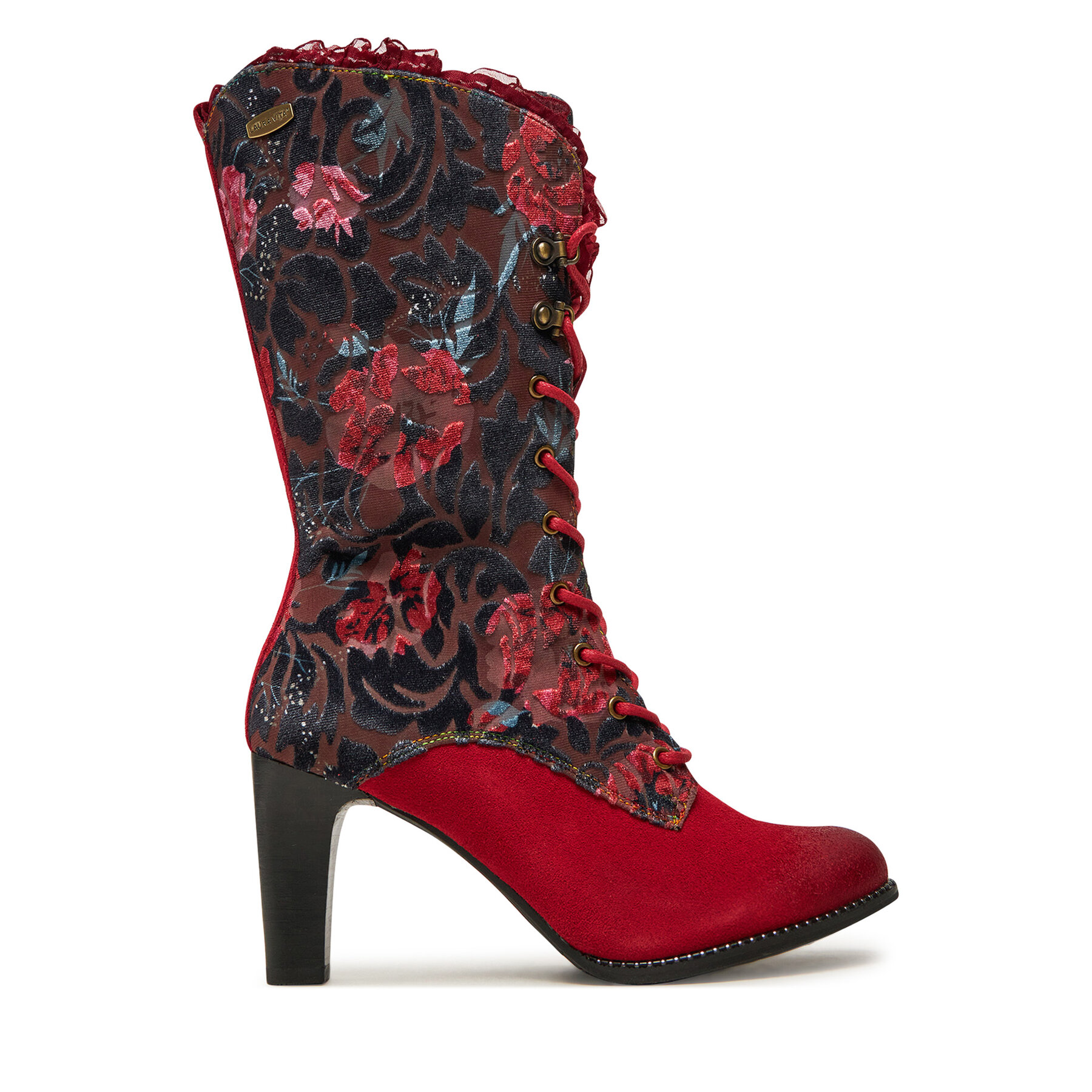 Botas altas Laura Vita Alcbaneo 351 Rojo