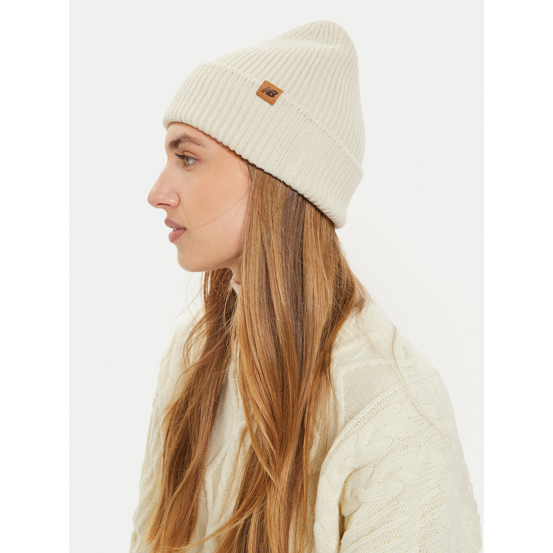 Gorro New Balance LAH43012LIN Beis