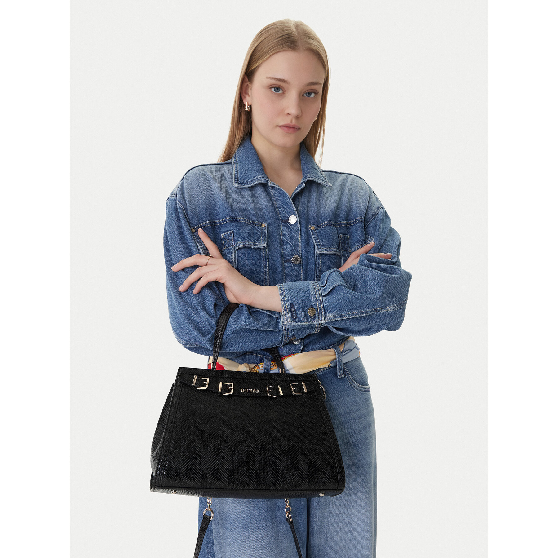 Geantă Guess Dovie HWKG99 09060 Negru