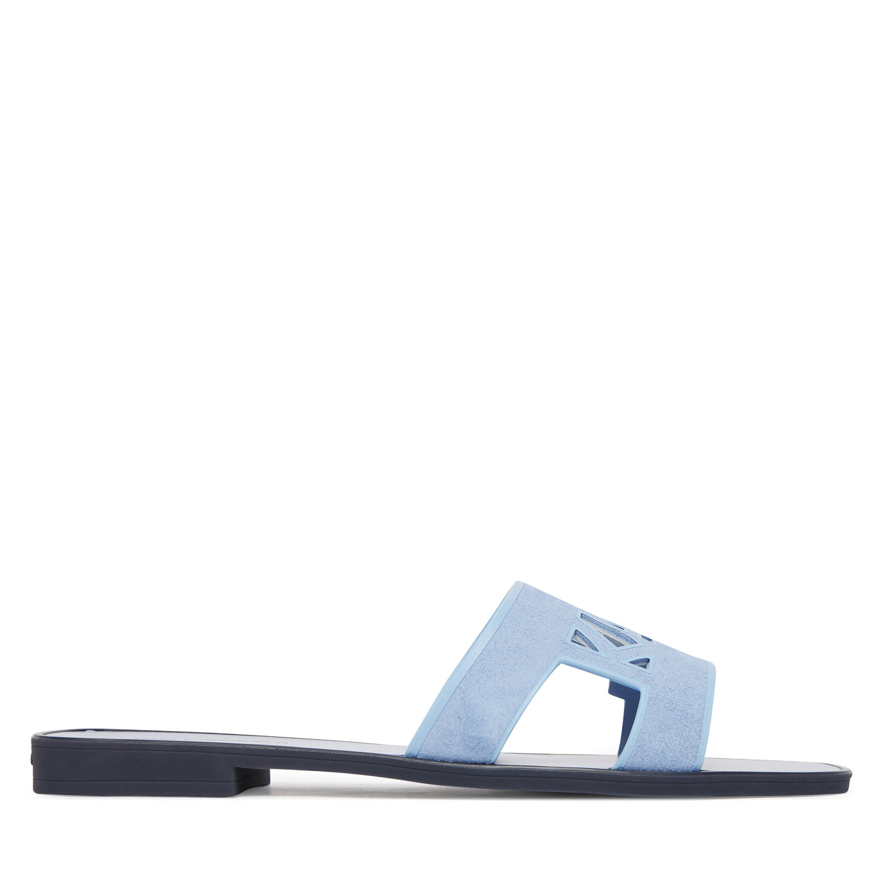 Šľapky KARL LAGERFELD Skoot III KL80407C Modrá