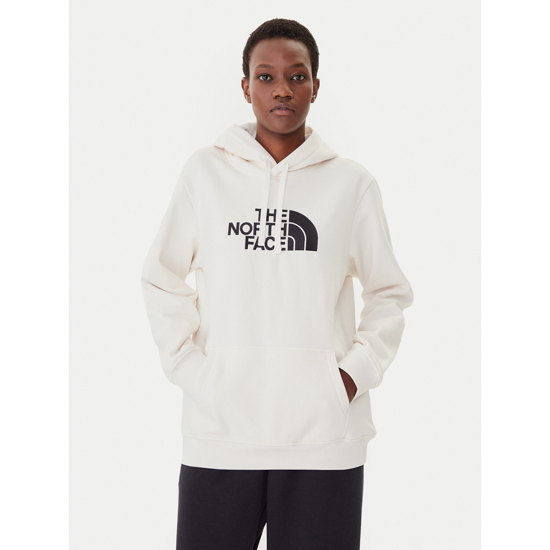 The North Face Sweatshirt Drew Peak NF0A89EH Beige Regular Fit