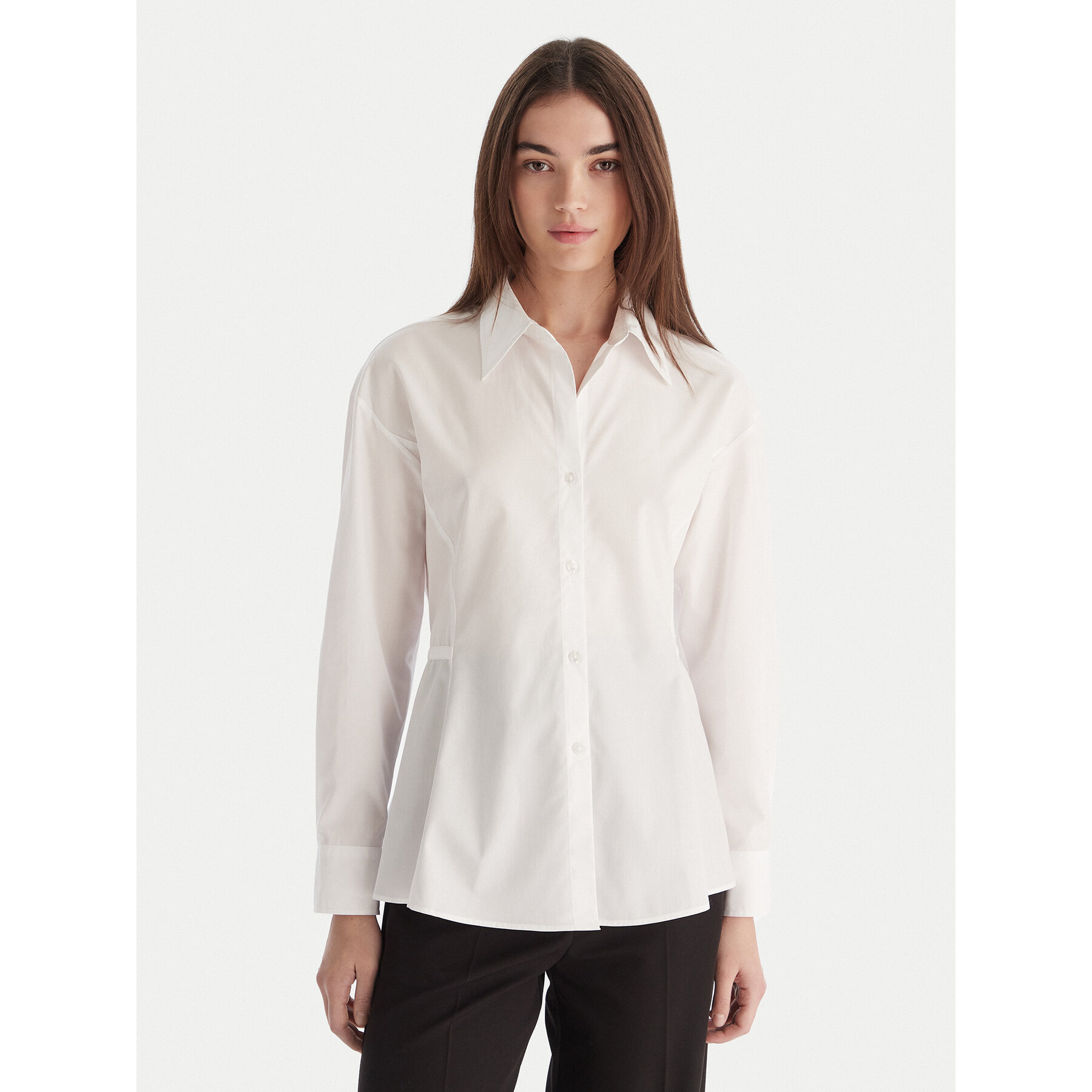 HUGO Hemd Etnaa 50548428 Weiß Regular Fit