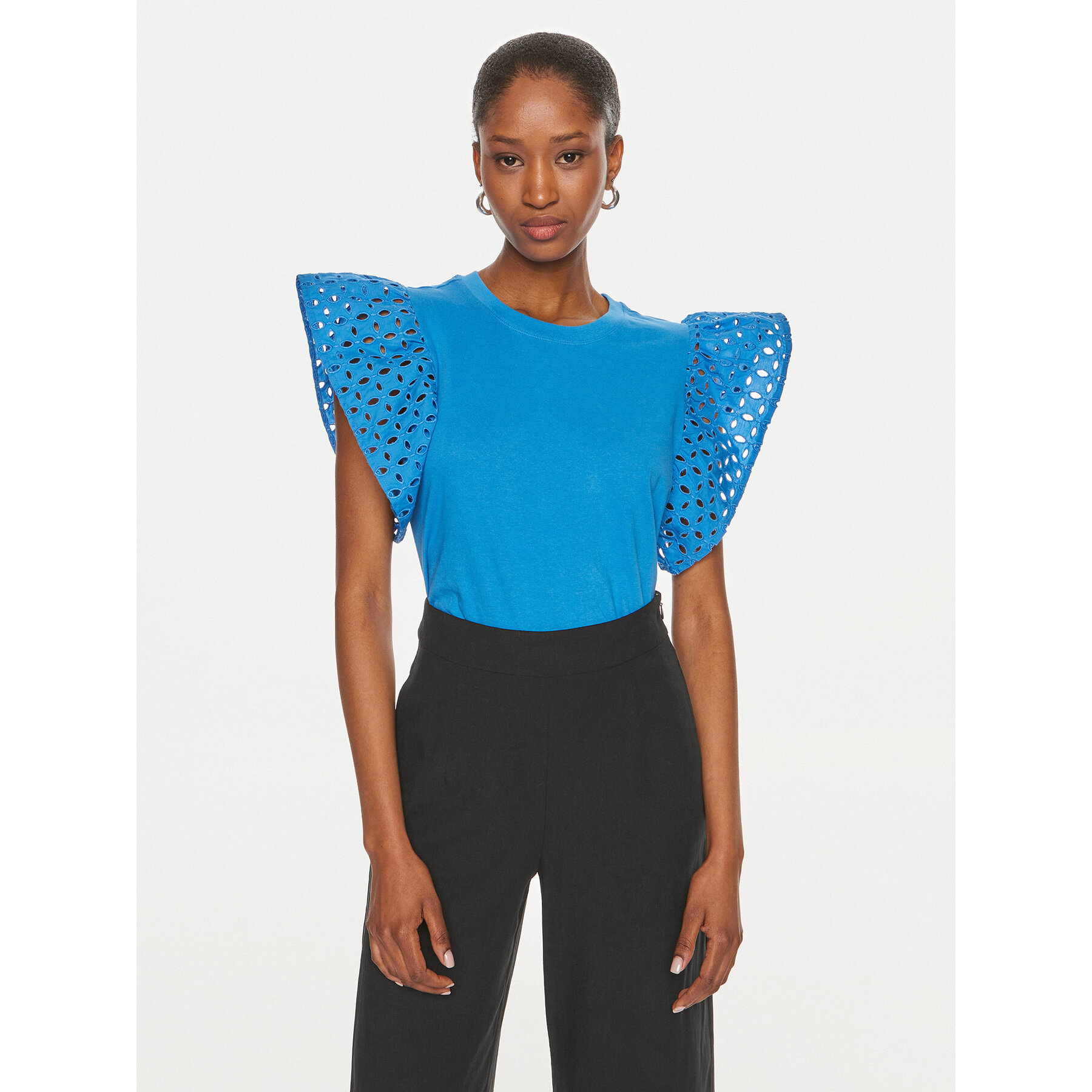 United Colors Of Benetton T-Shirt 3S6HD107C Μπλε Regular Fit