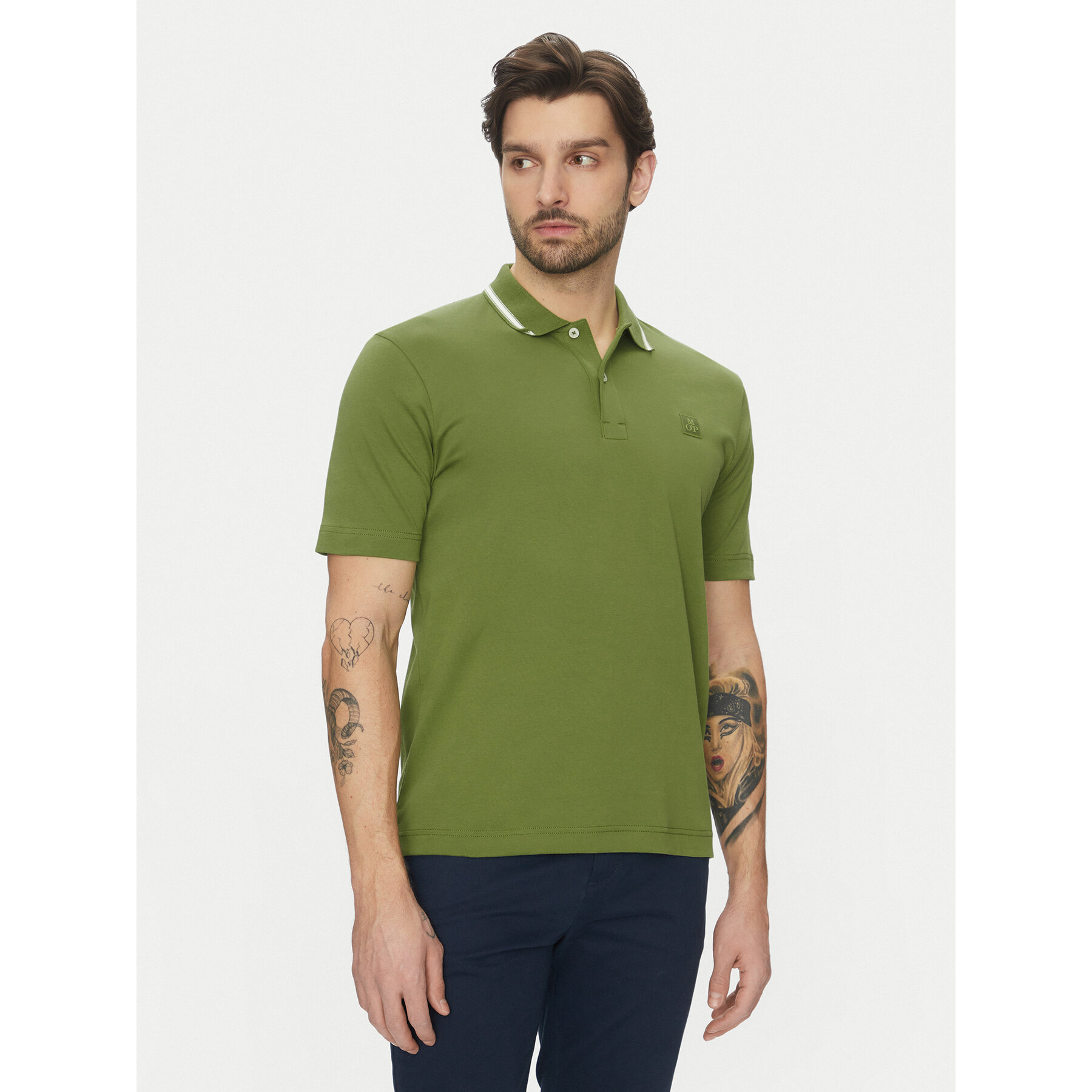 Marc O'Polo Polo 522 2034 53034 Verde Regular Fit