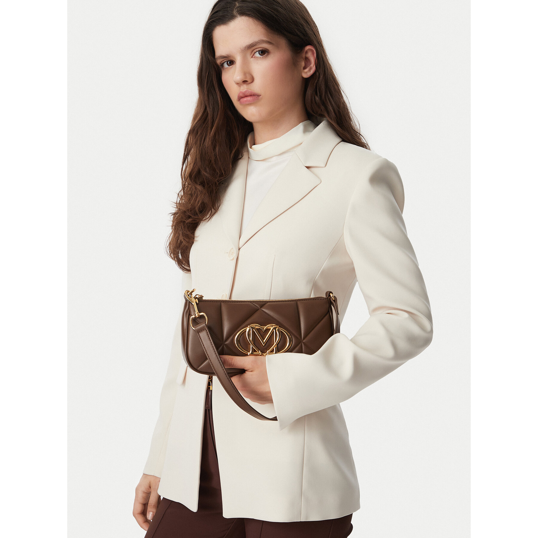 Torbica LOVE MOSCHINO JC4111PP1PLC0300 Smeđa