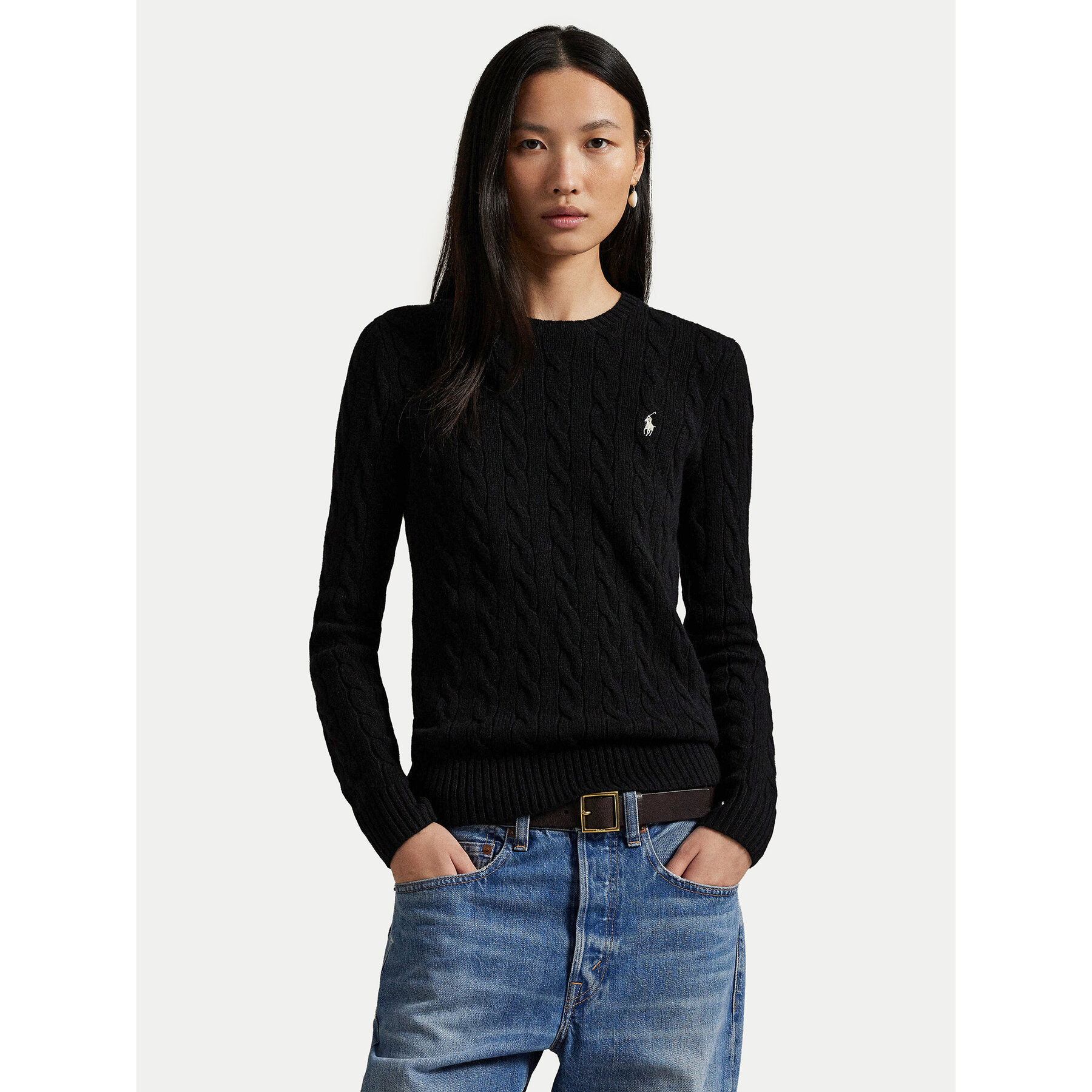 Polo Ralph Lauren Pullover 211971865005 Schwarz Slim Fit