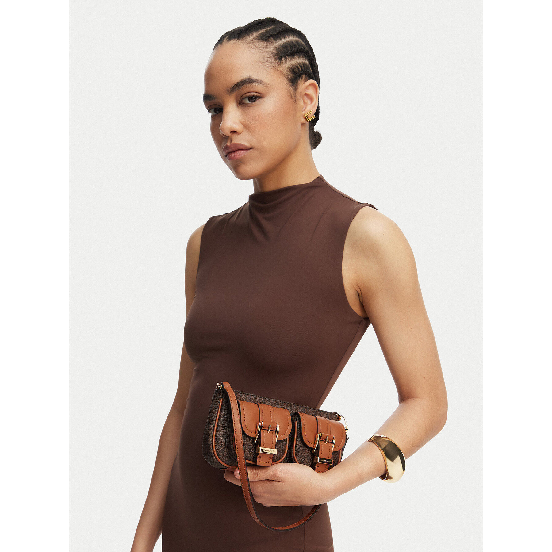 Geantă MICHAEL Michael Kors 32S5GZCU1B Maro