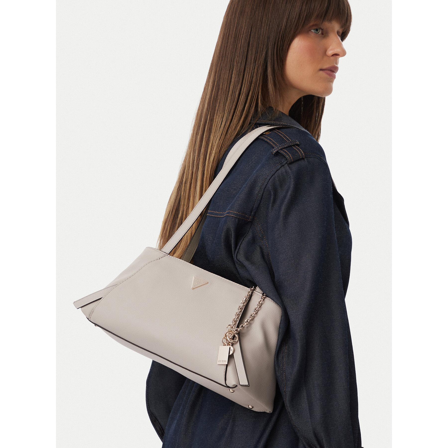Дамска чанта Guess Devon HWBG97 45090 Светлобежов